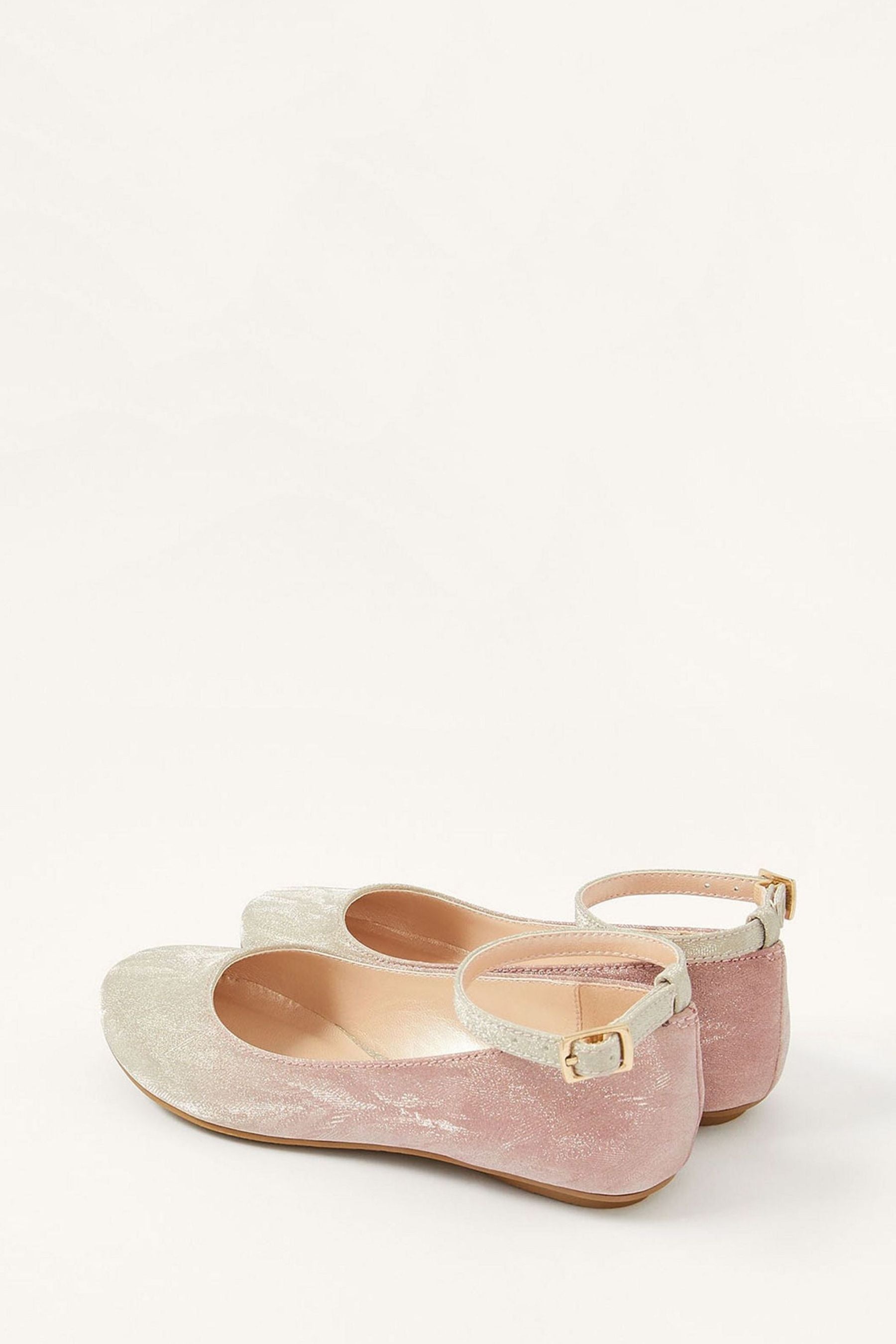 Monsoon Pink Ombre Ballerina Flats