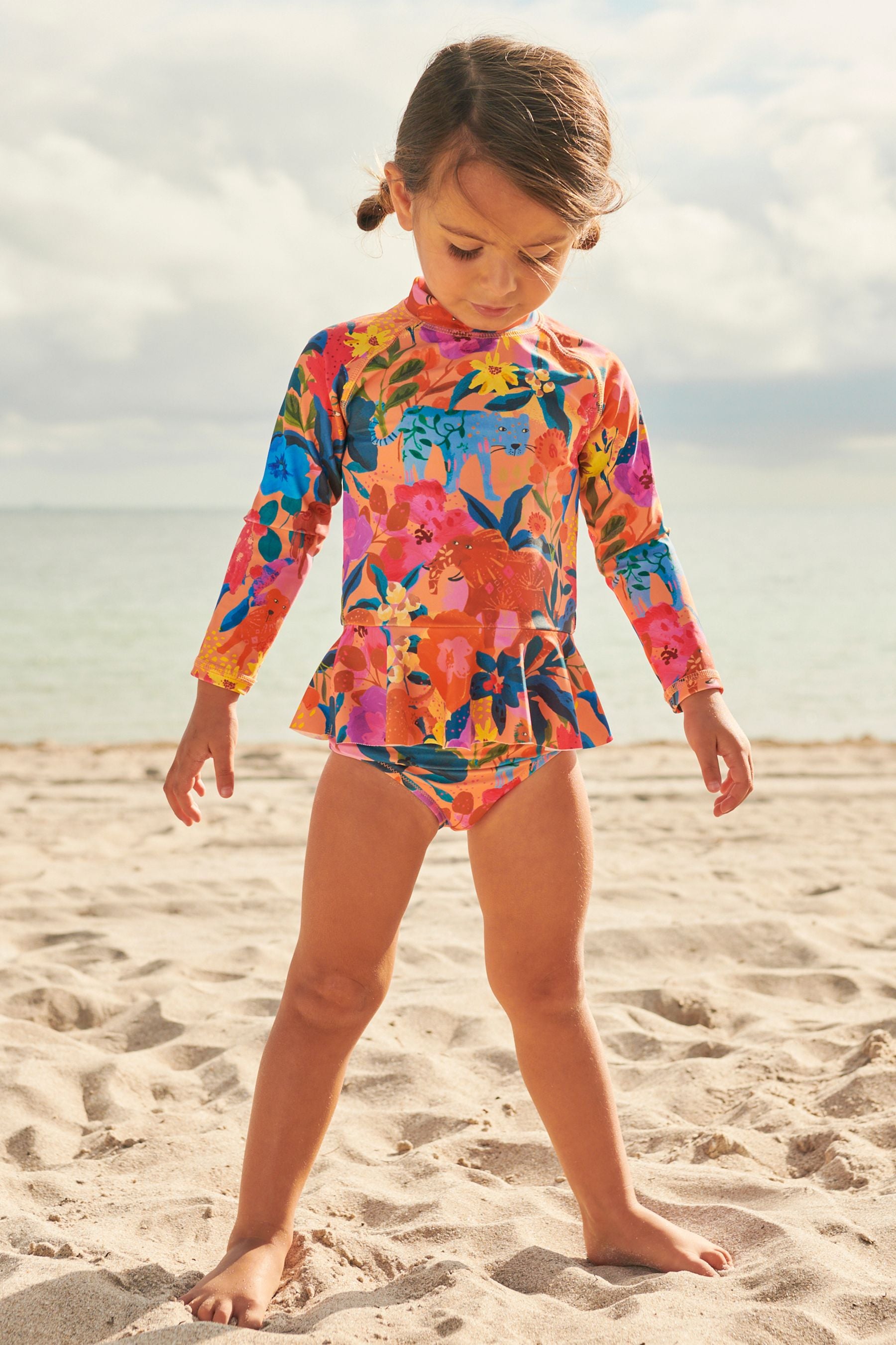 Multi 2 Piece Sunsafe Swim Suit (3mths-7yrs)