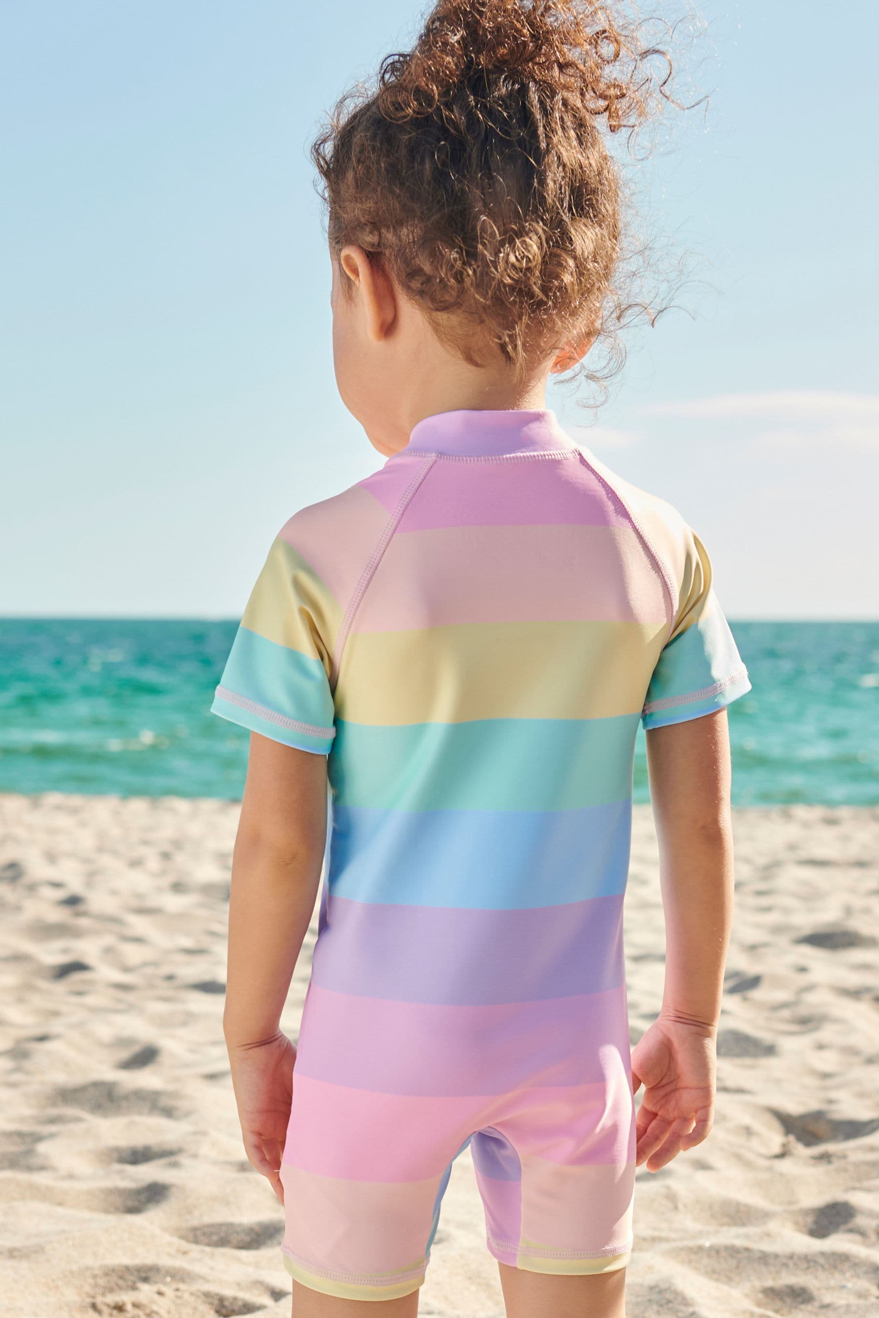 Multi Stripe Sunsafe Swimsuit (3mths-7yrs)