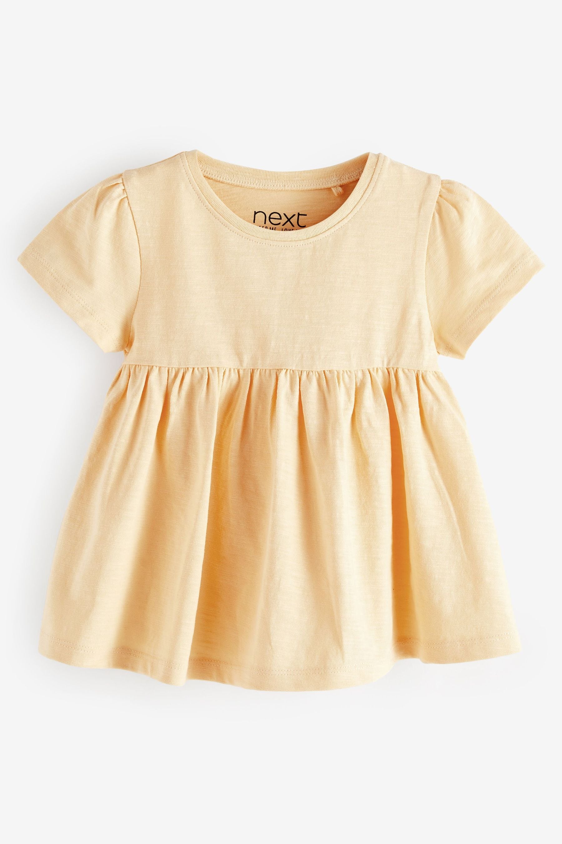 Lemon Yellow Cotton T-Shirt (3mths-7yrs)