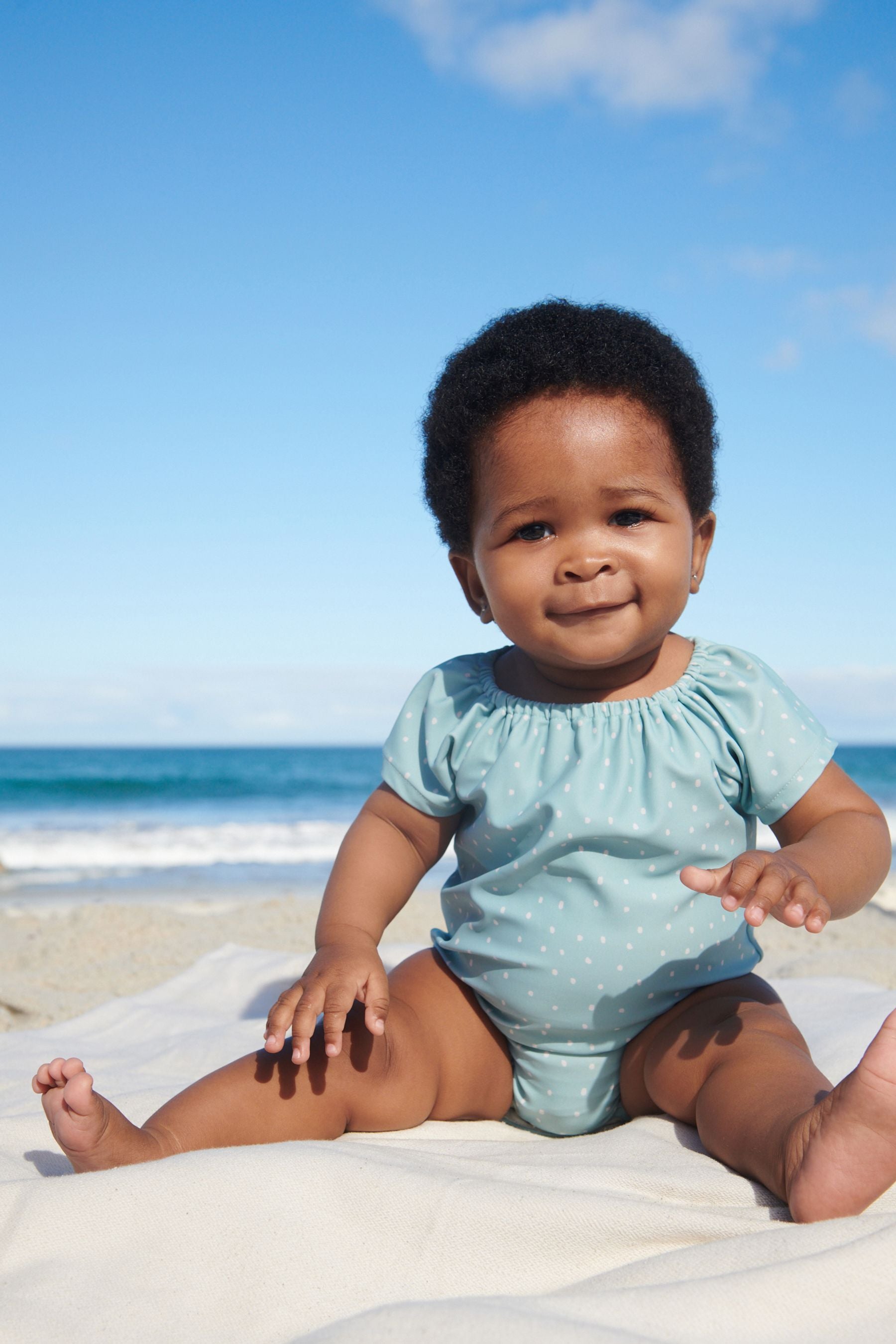 Mineral Blue Newborn Swimsuit (0mths-3yrs)