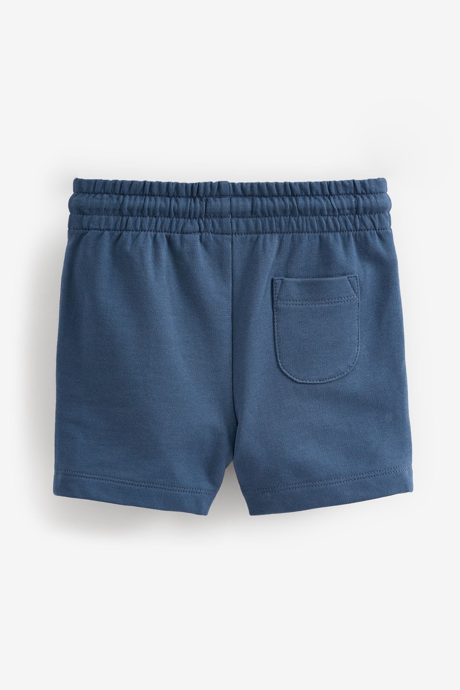 Mid Blue Jersey Shorts (3mths-7yrs)