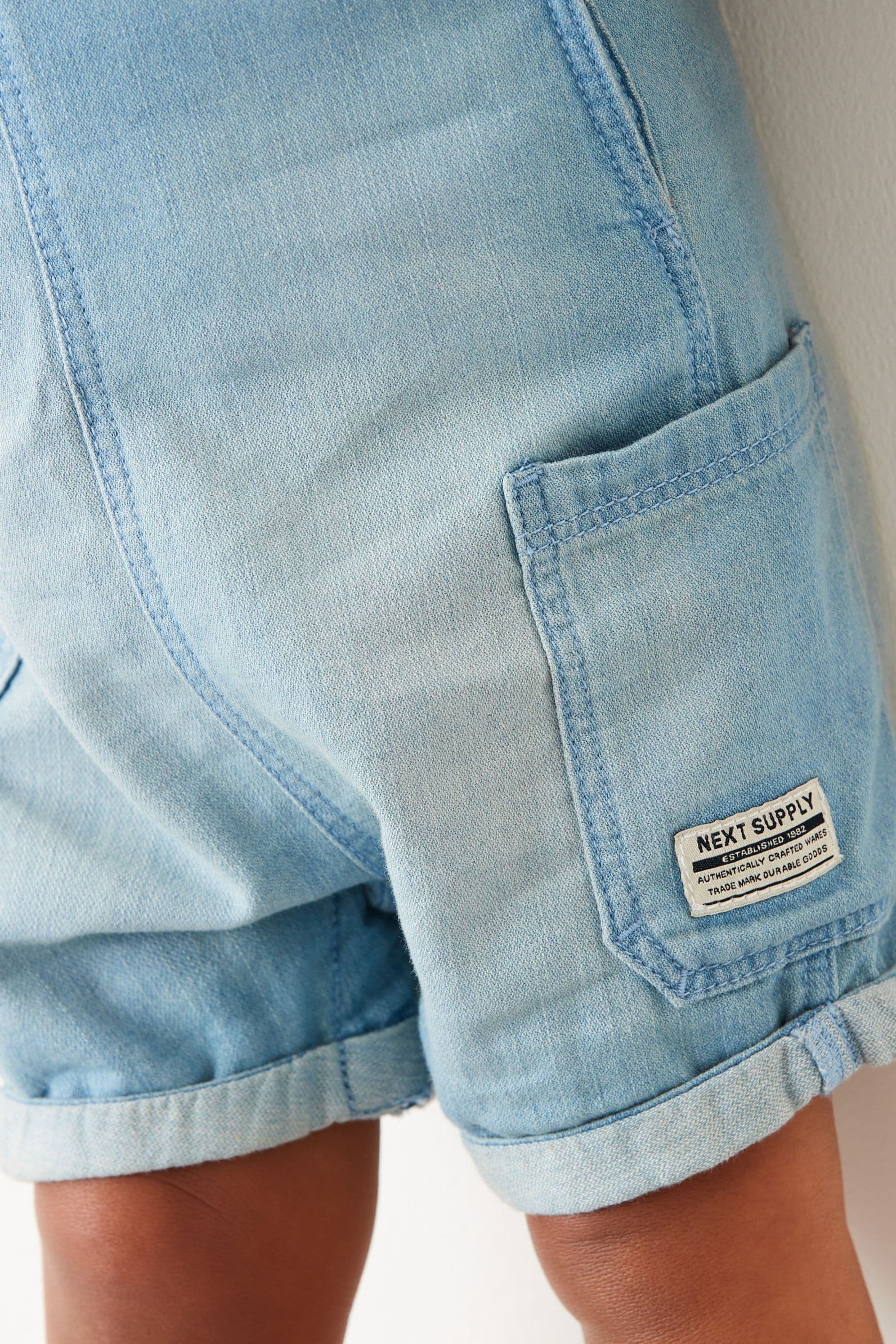 Light Blue Denim Slouch Dungaree (3mths-7yrs)