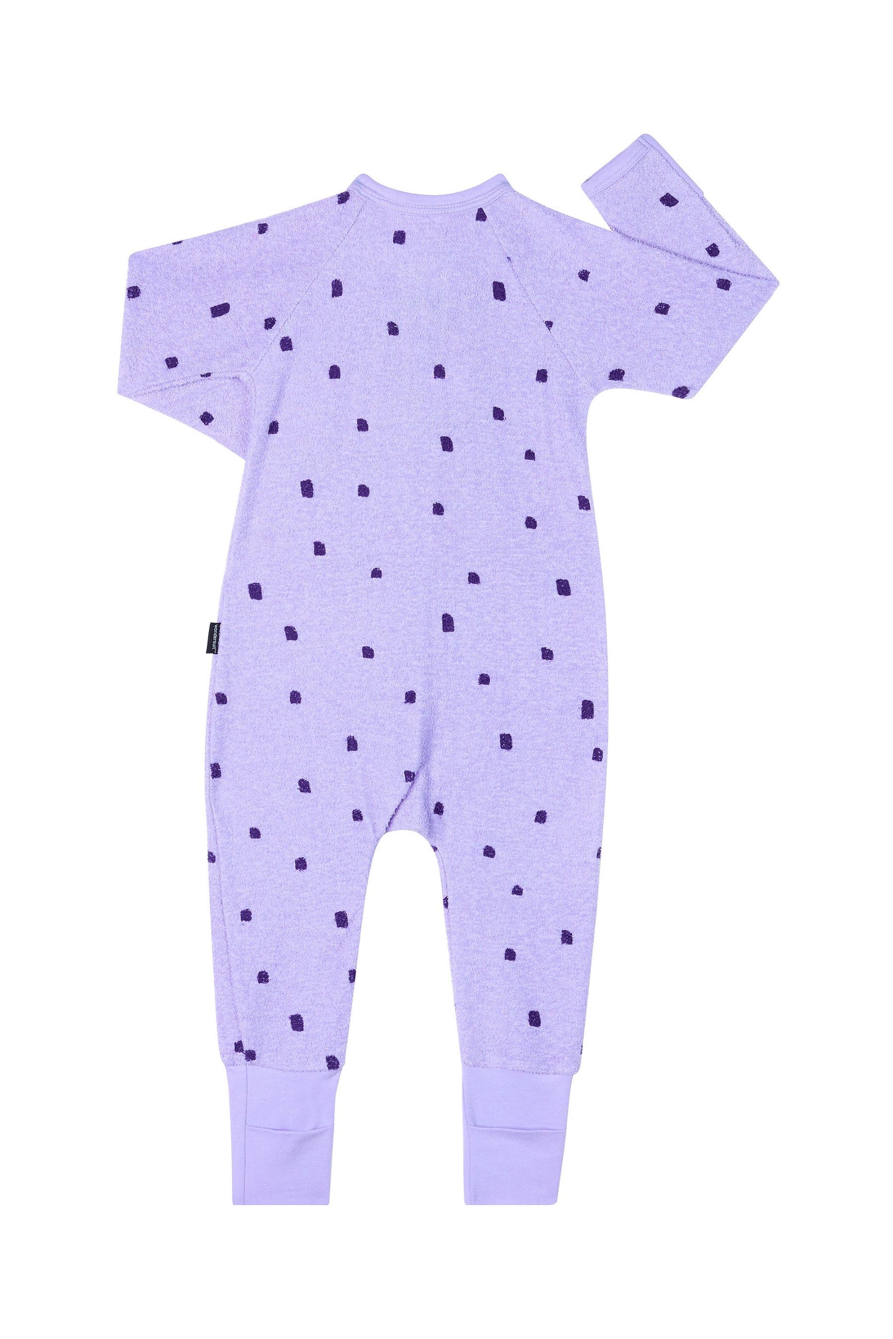 Purple Bonds Purple Poodlette Sleepsuit