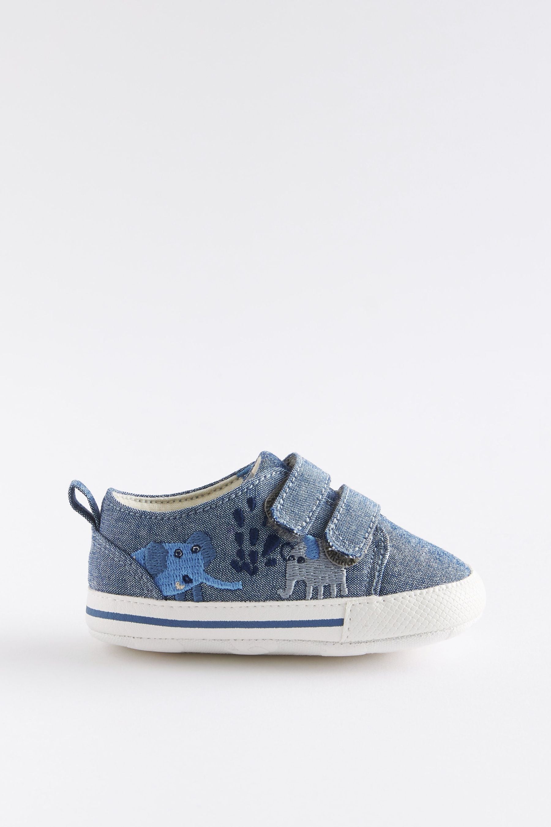 Blue Elephant Two Strap Baby Trainers (0-24mths)