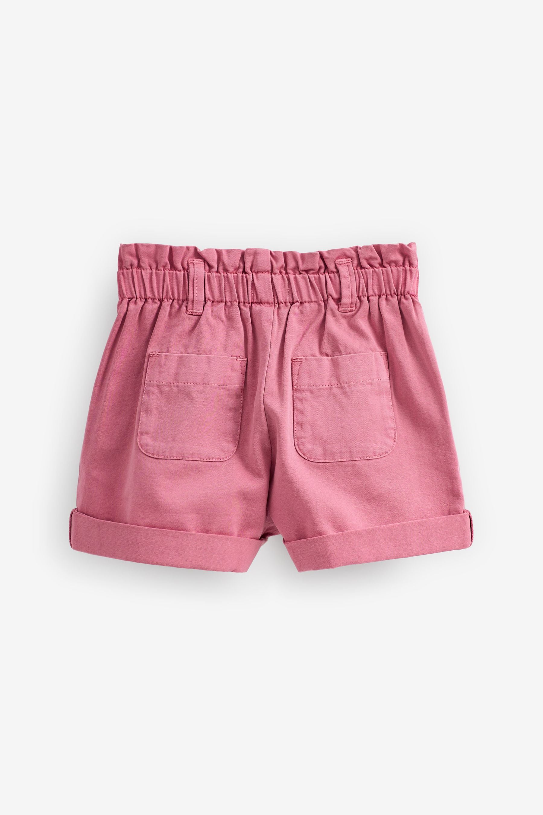 Pink Chino Tie Belt Shorts (3mths-7yrs)