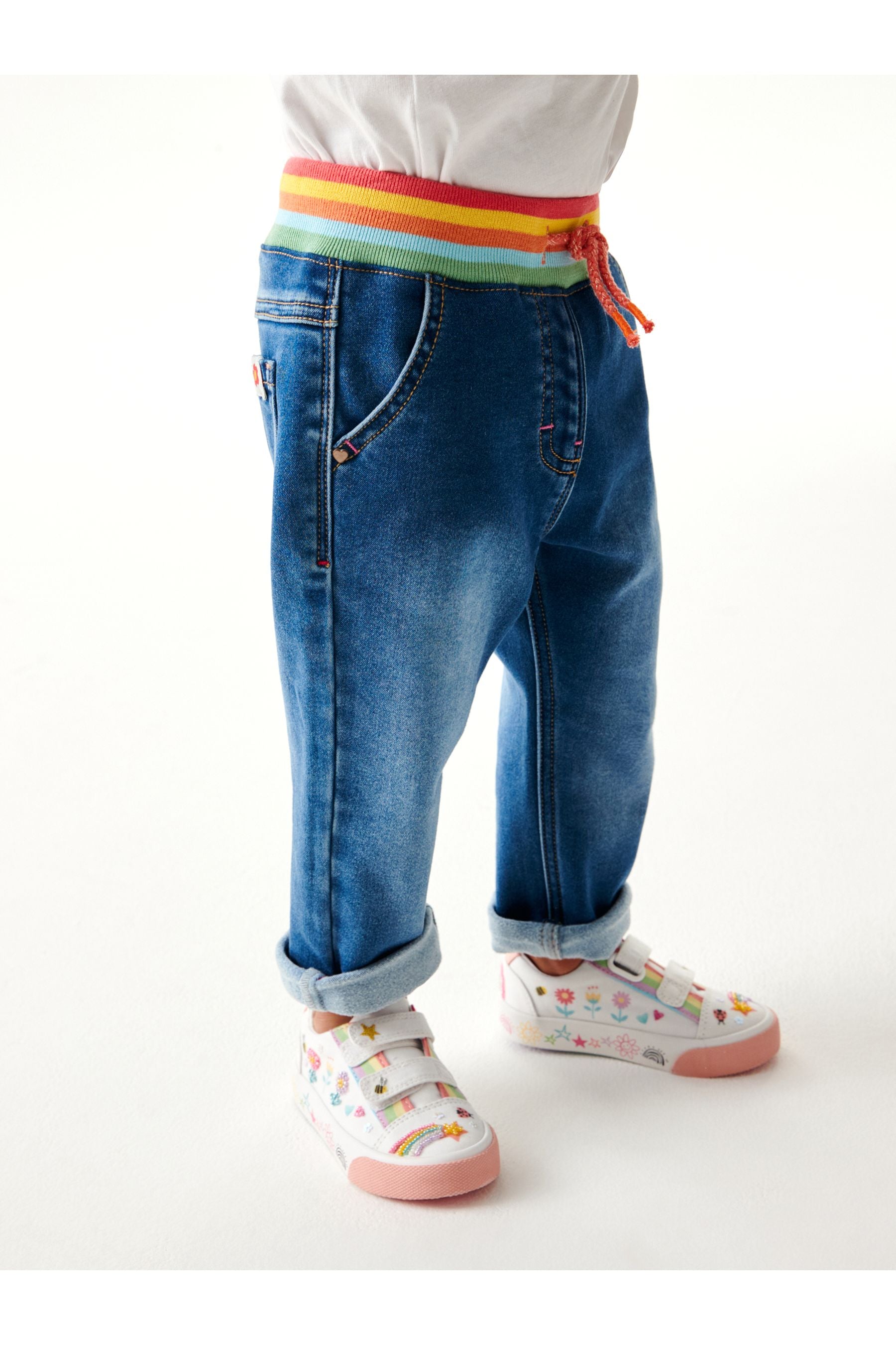 Blue Denim Pull-On Joggers (3mths-7yrs)