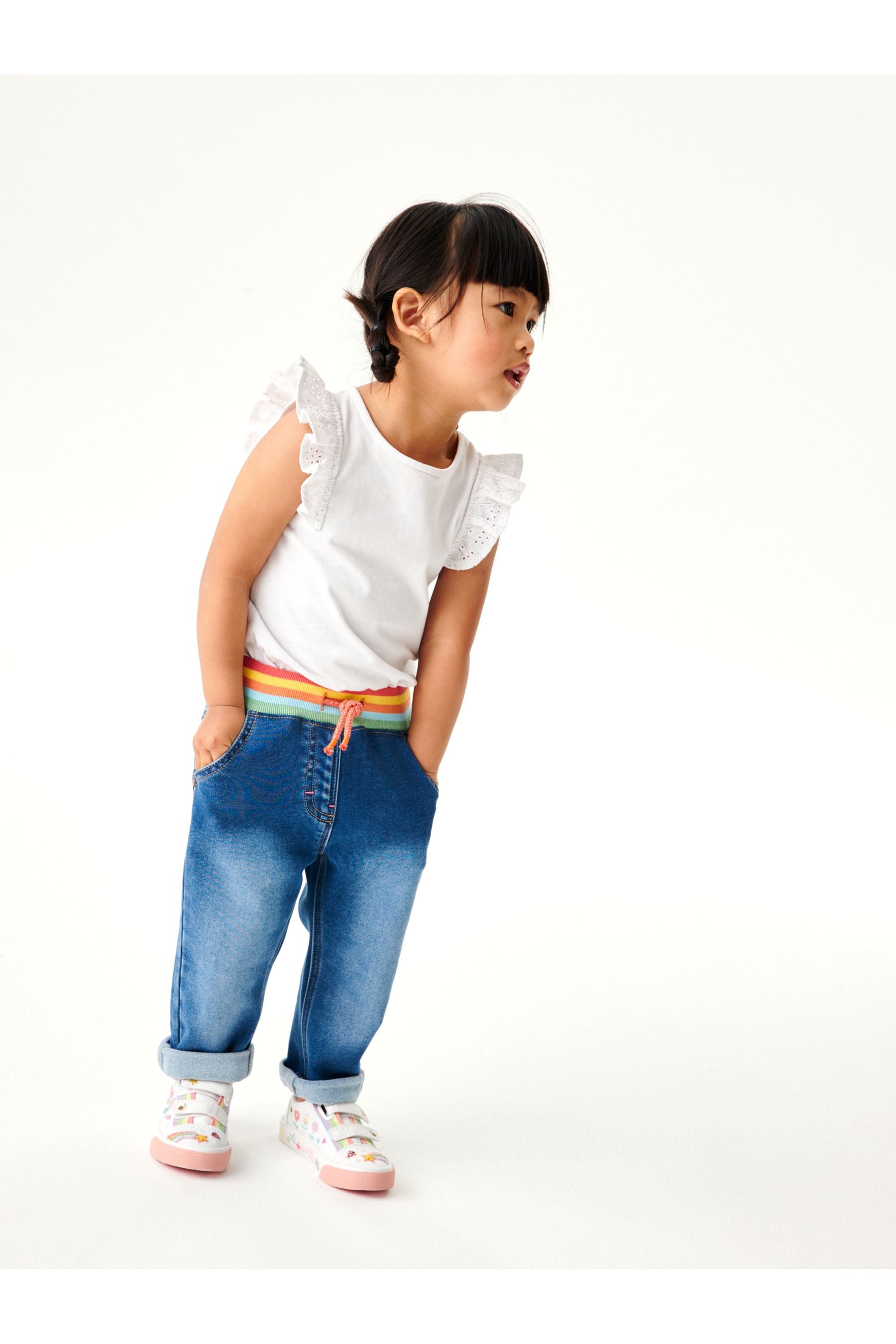 Blue Denim Pull-On Joggers (3mths-7yrs)