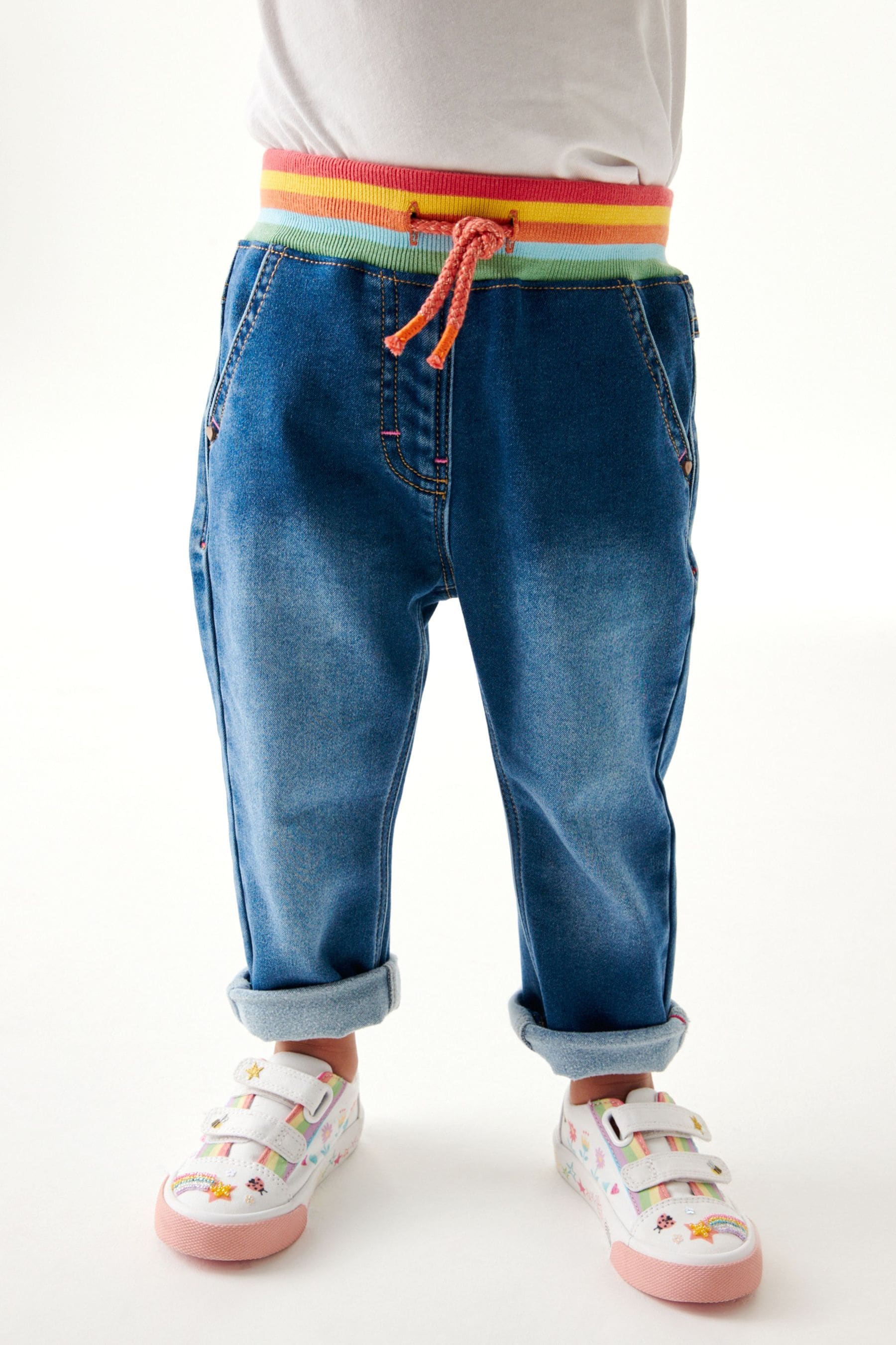 Blue Denim Pull-On Joggers (3mths-7yrs)