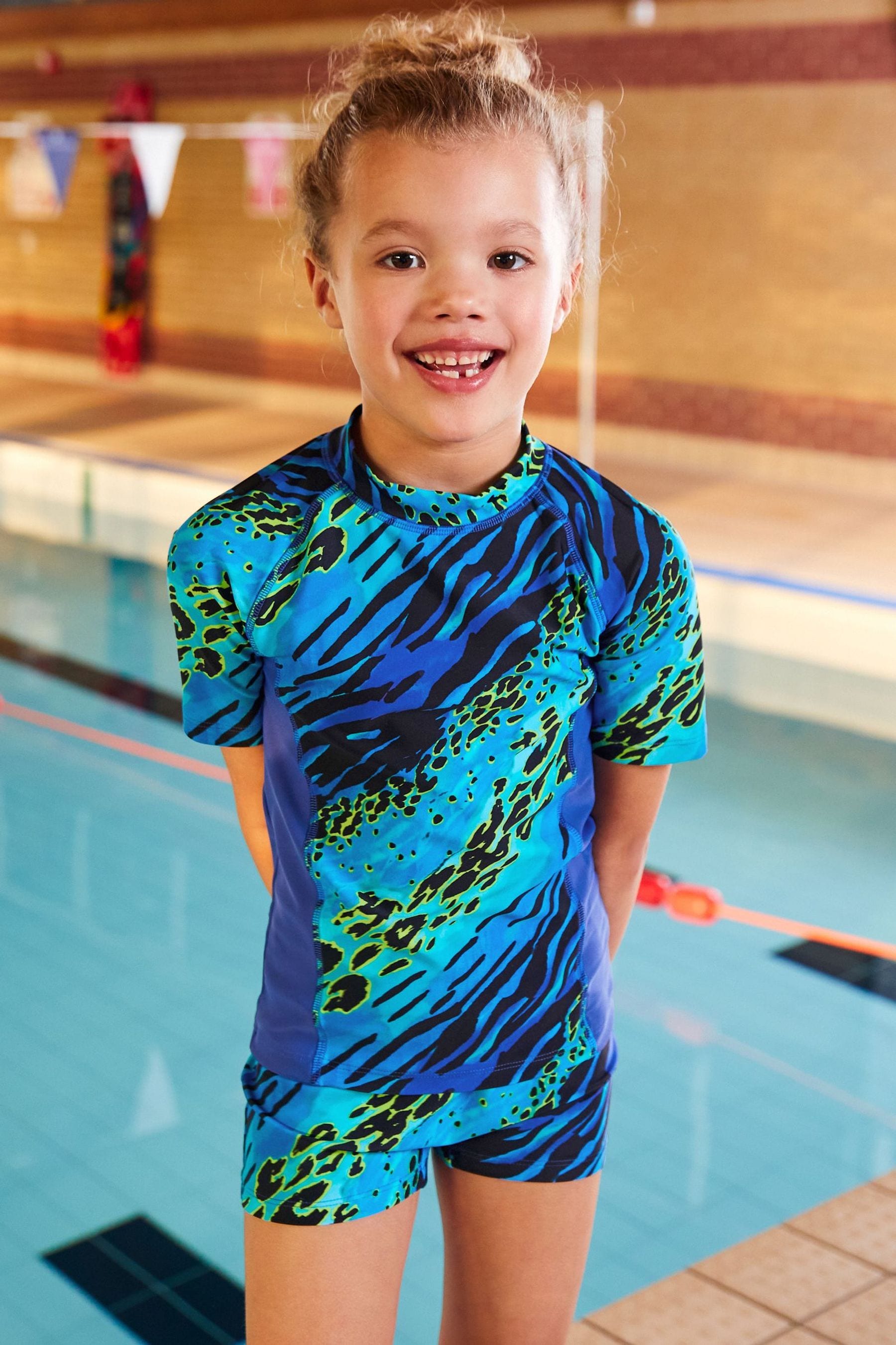 Animal Print Rash Vest (3-16yrs)