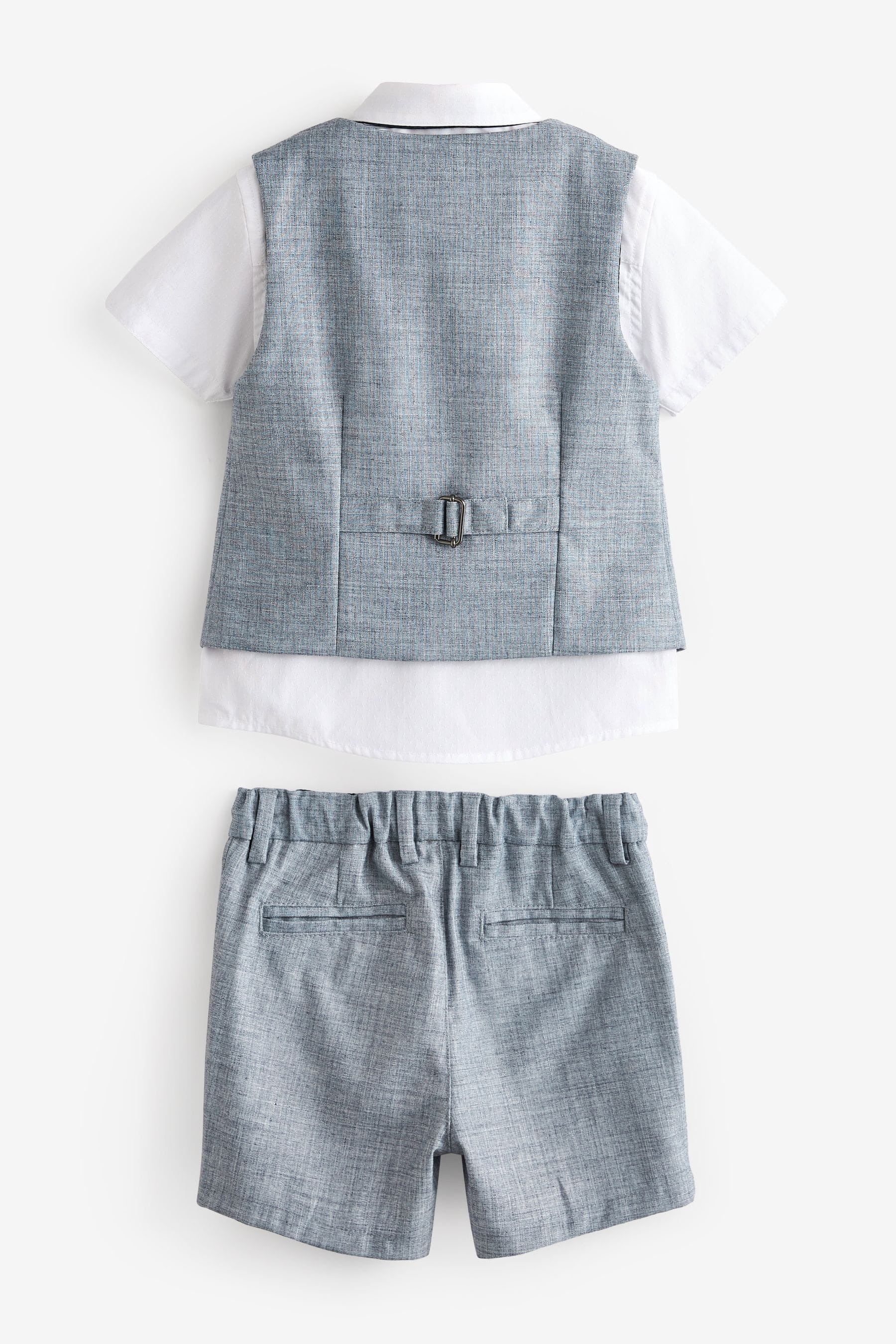 Grey Baker by Ted Baker Shirt Waistcoat and Short Set