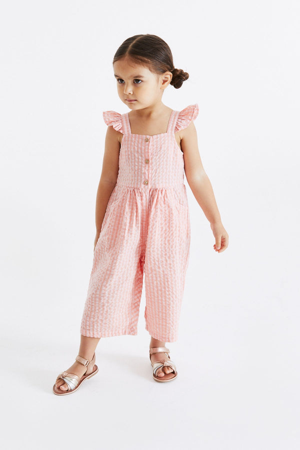 Pink Gingham Jumpsuit (3mths-7yrs)