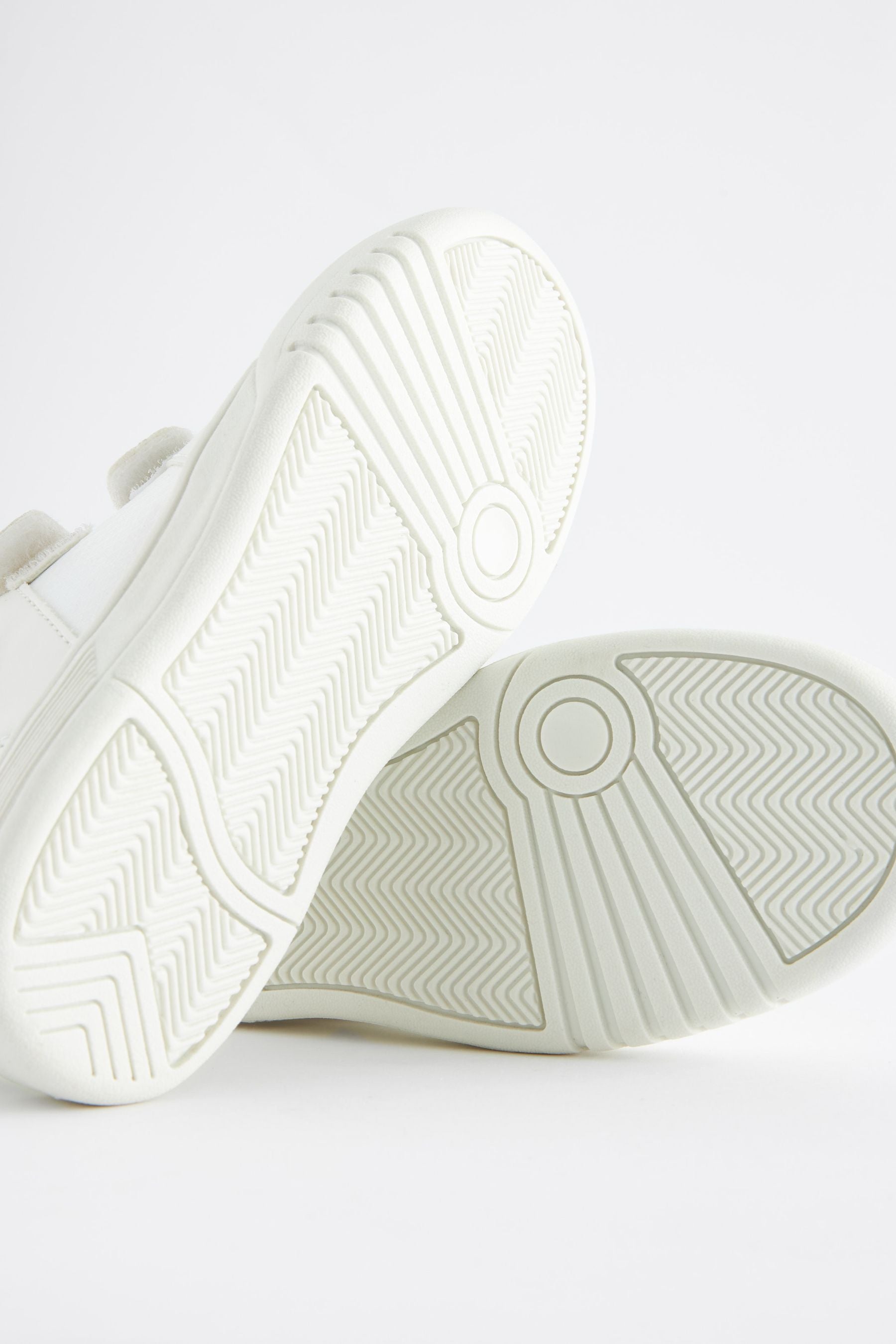 White Strap Touch Fastening Trainers