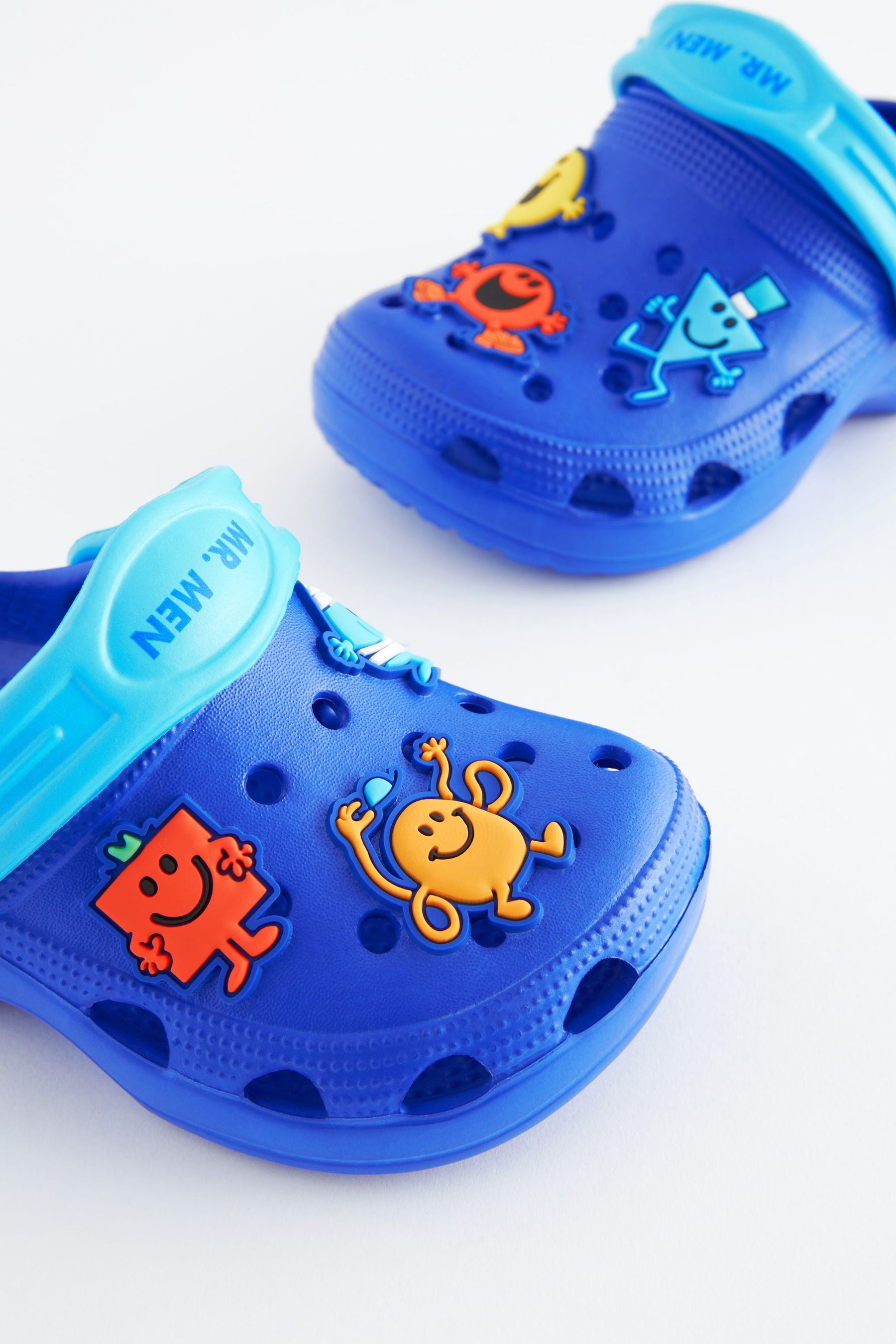 Mr Men Cobalt Blue Clogs