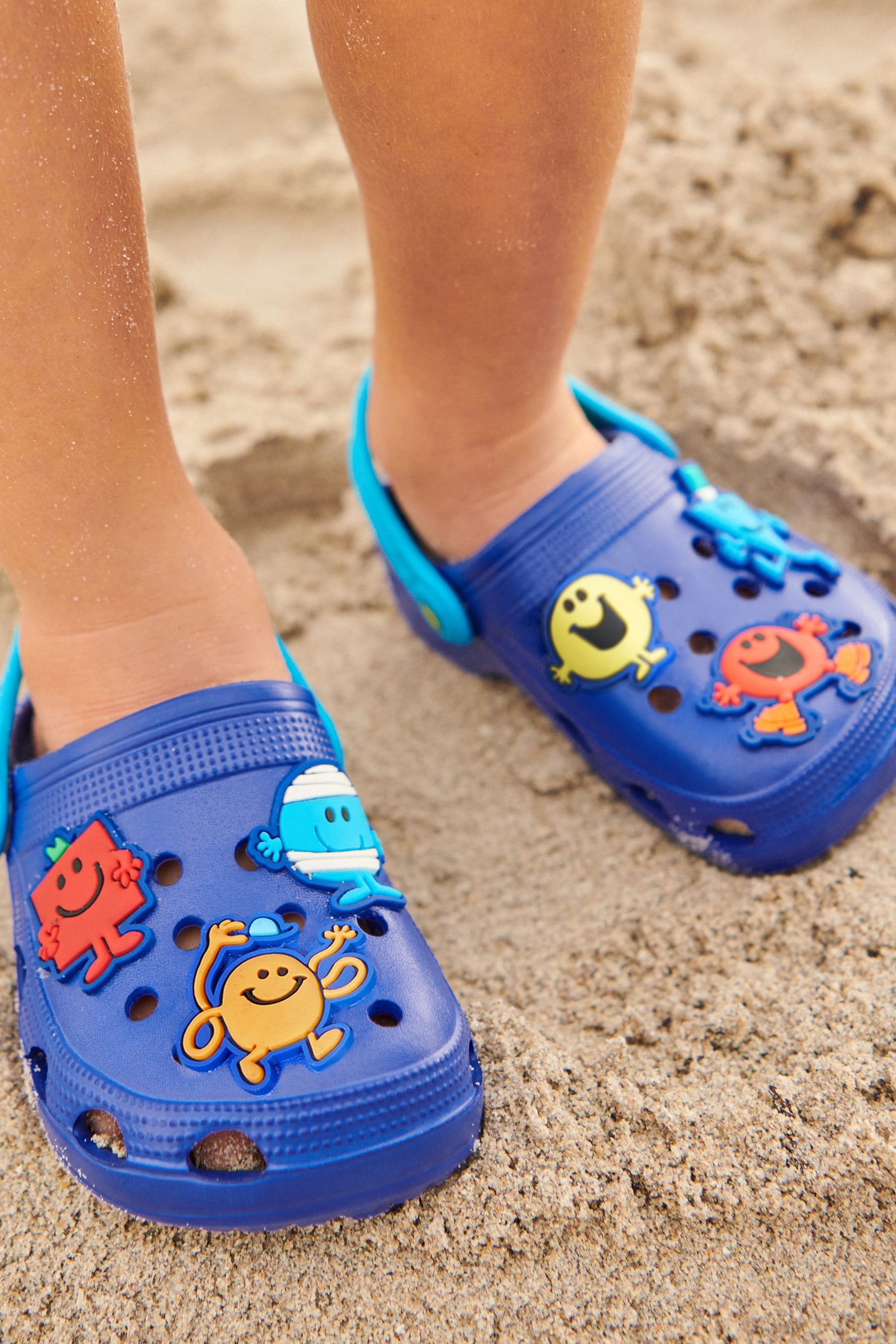 Mr Men Cobalt Blue Clogs