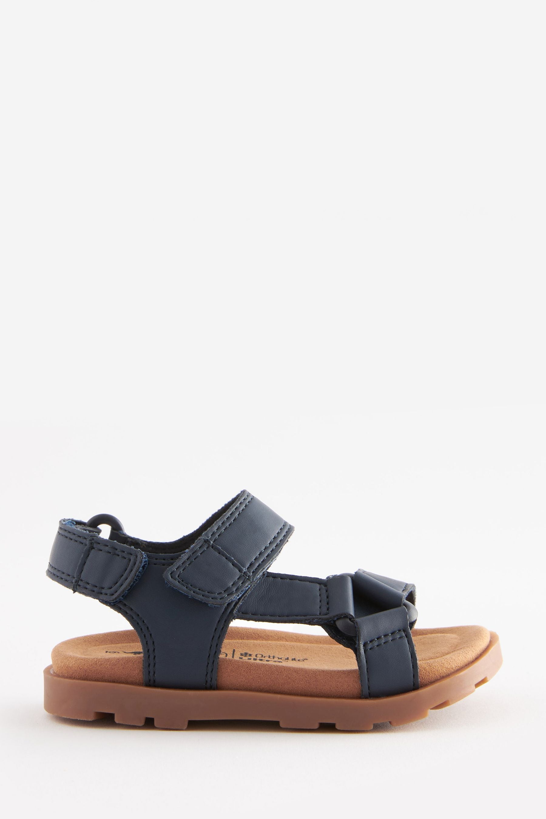 Navy Blue Cushioned Touch Fastening Trekker Sandals