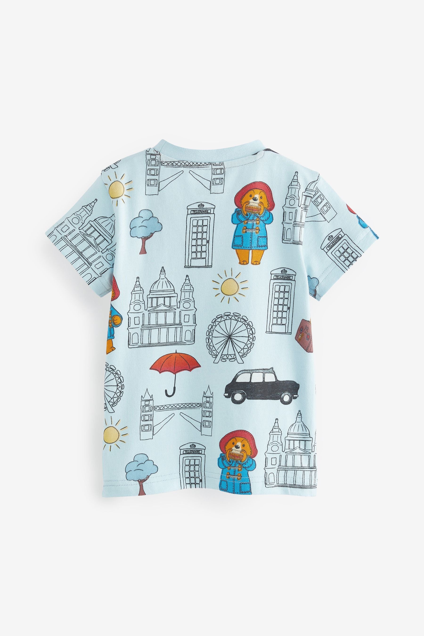 Blue Paddington Short Sleeves License T-Shirt (3mths-8yrs)