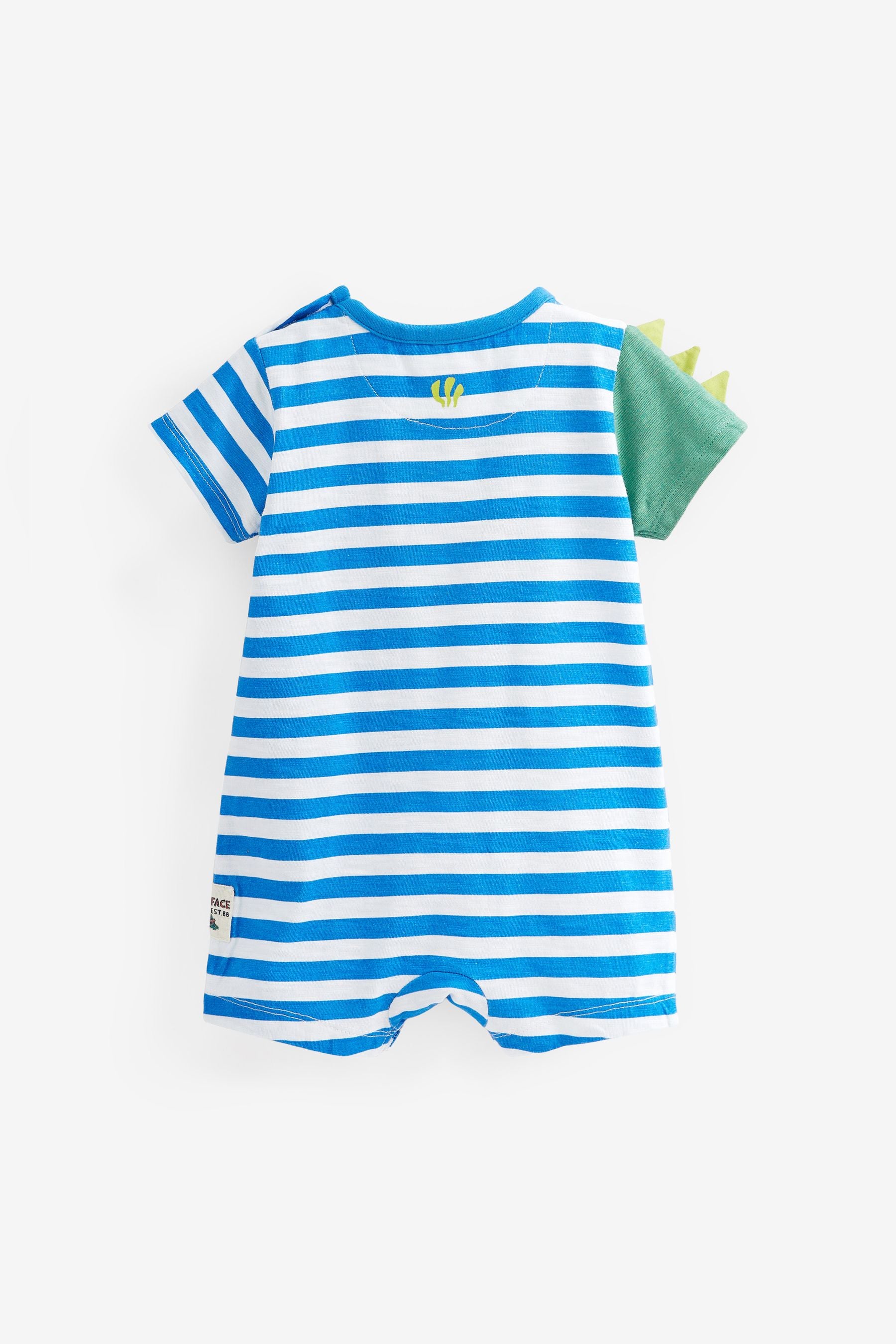 Blue Alligator FatFace Baby Romper