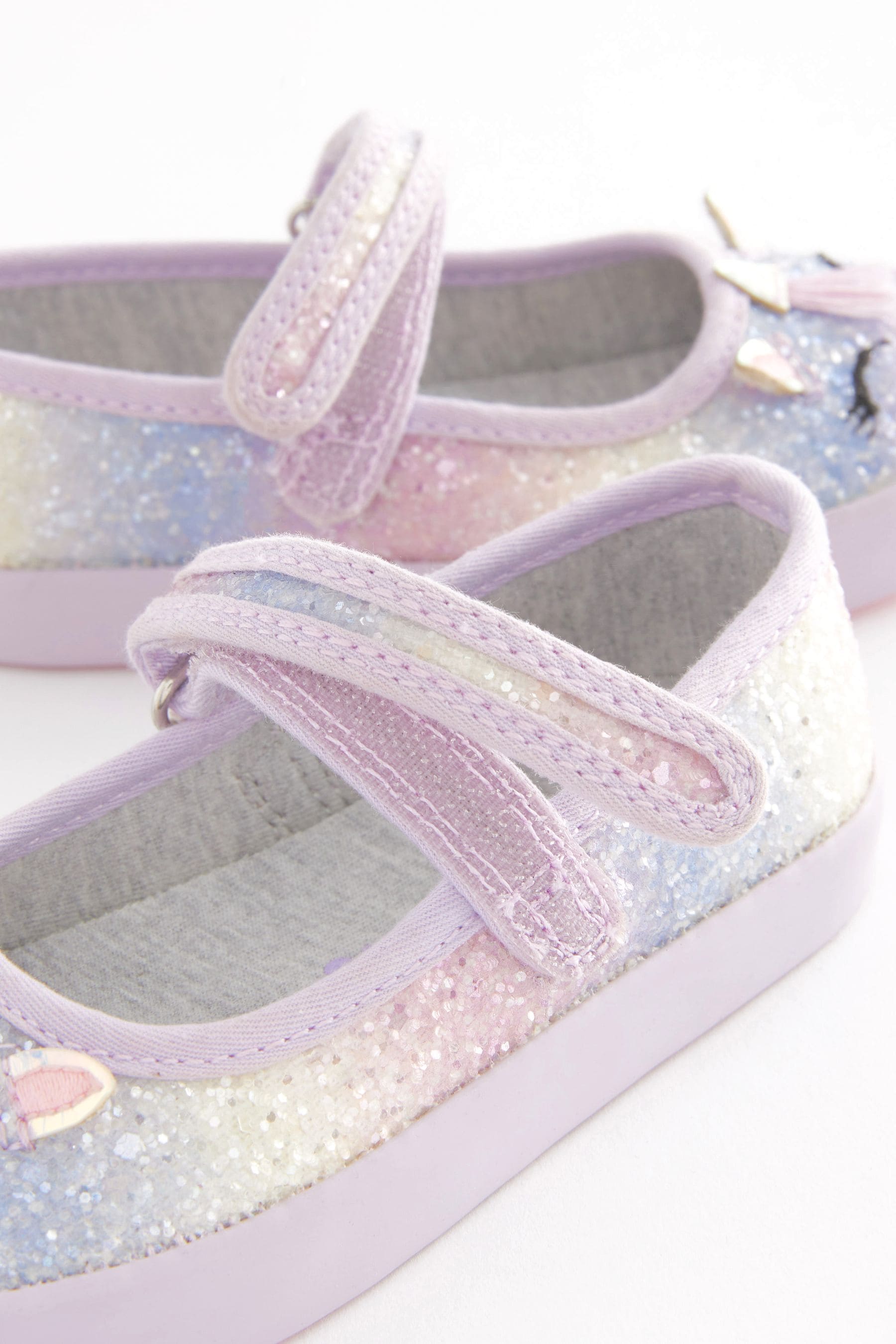 Purple Unicorn Mary Jane Shoes