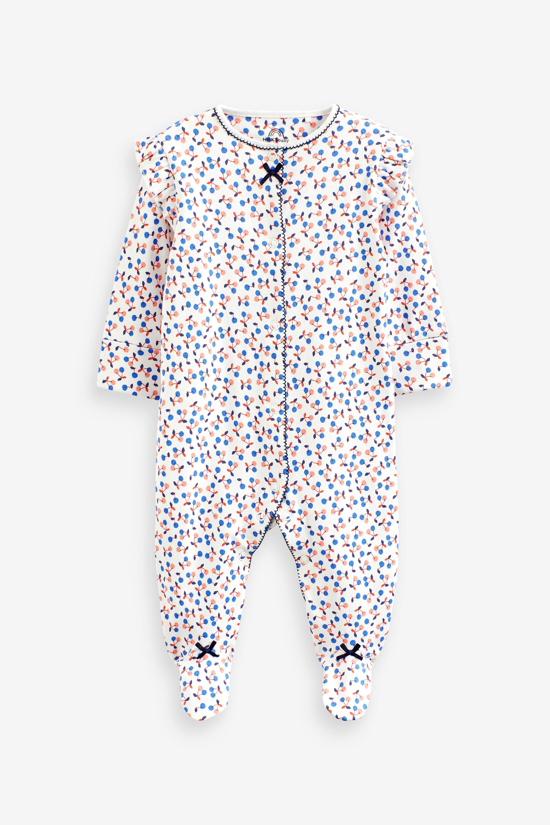 Red/Blue Baby Sleepsuit 4 Pack (0-2yrs)