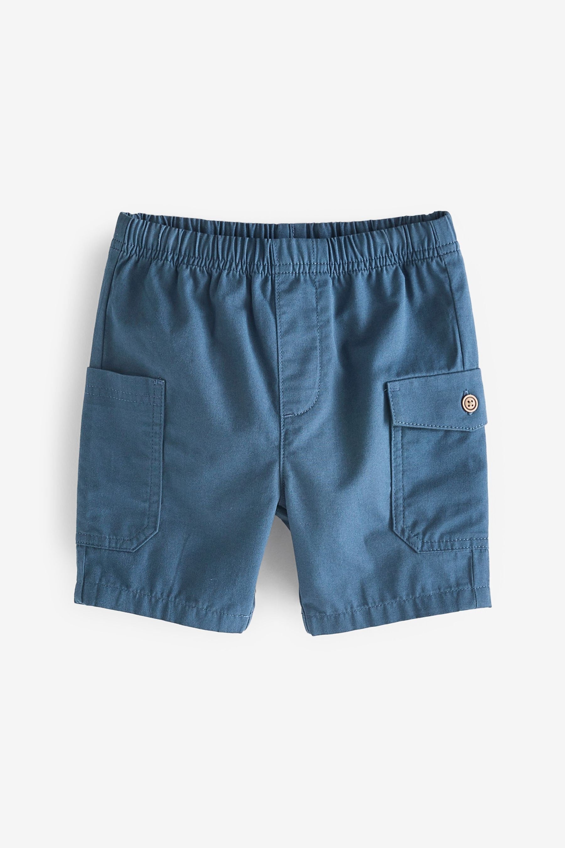 Navy Blue Utility Shorts (3mths-7yrs)