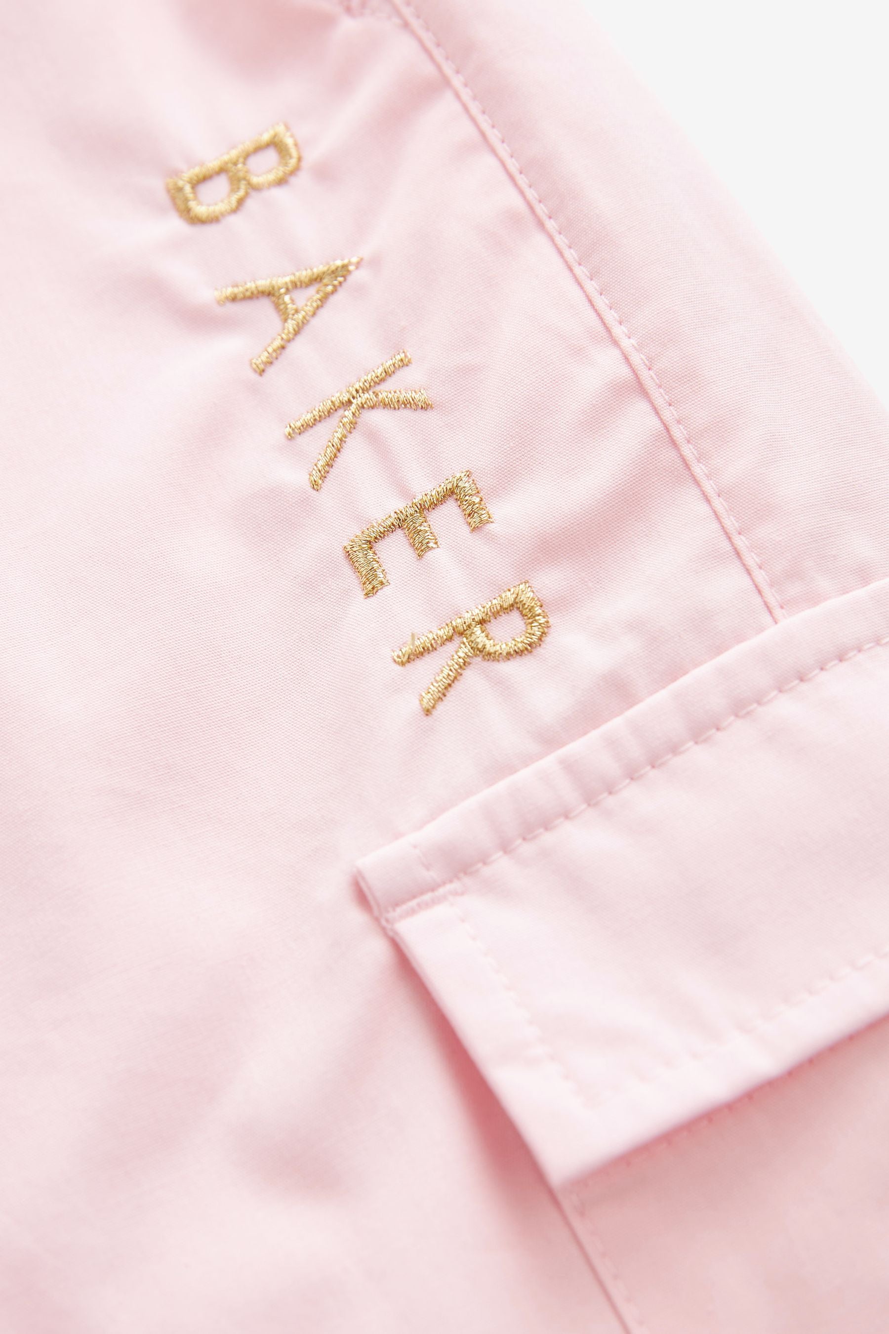 Pink Baker by Ted Baker Pink Parachute Cargo Trousers