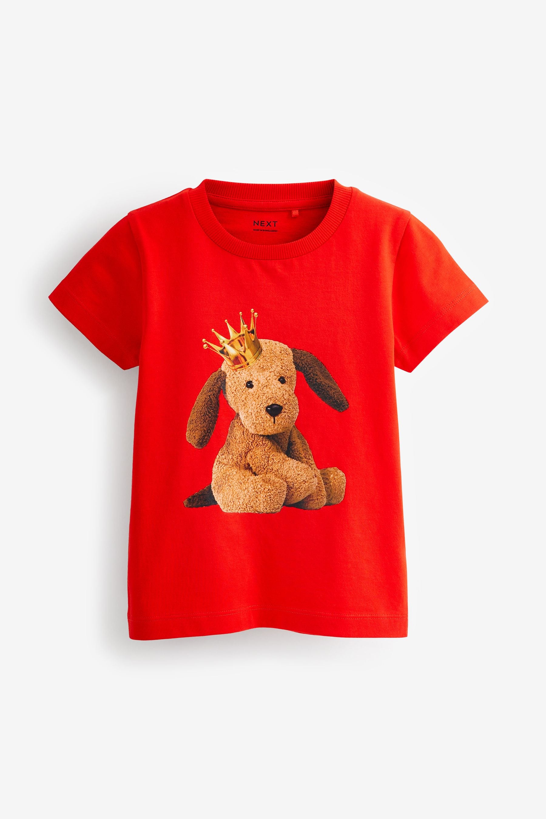 Red Short Sleeve Character T-Shirt (3mths-7yrs)