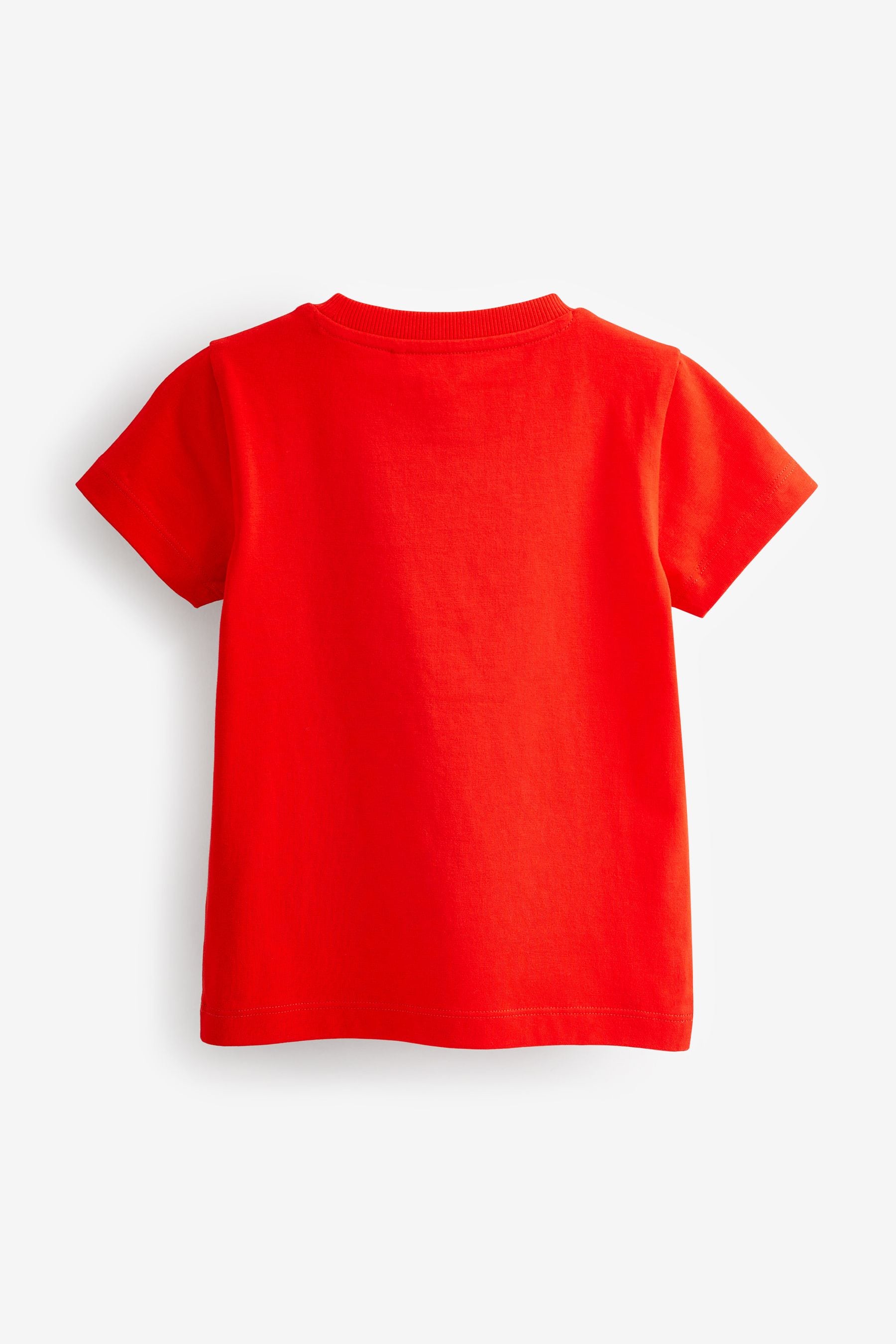 Red Short Sleeve Character T-Shirt (3mths-7yrs)