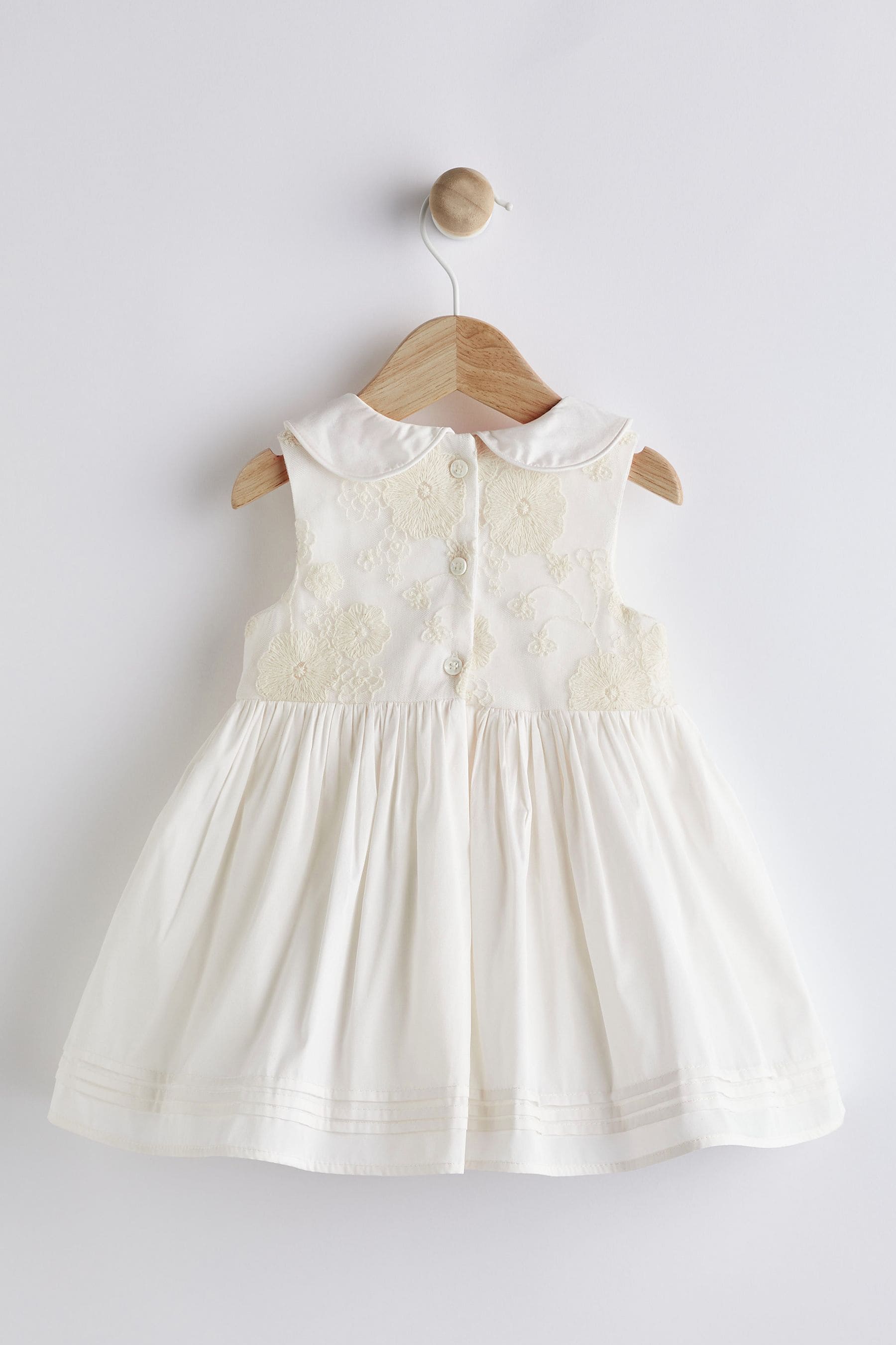 Ivory White Prom Baby Dress (0mths-2yrs)