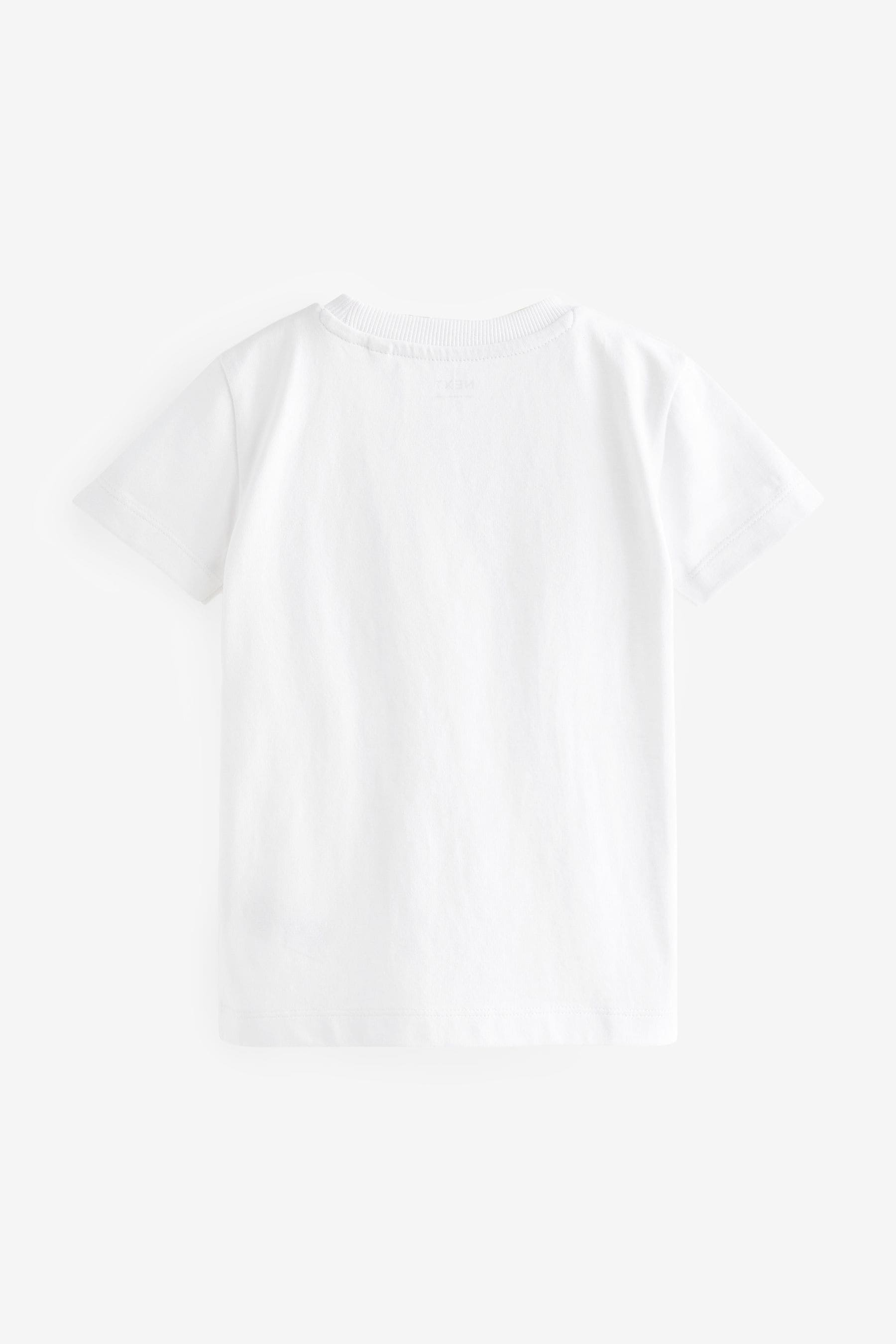 White Campervan Pocket T-Shirt (3mths-7yrs)