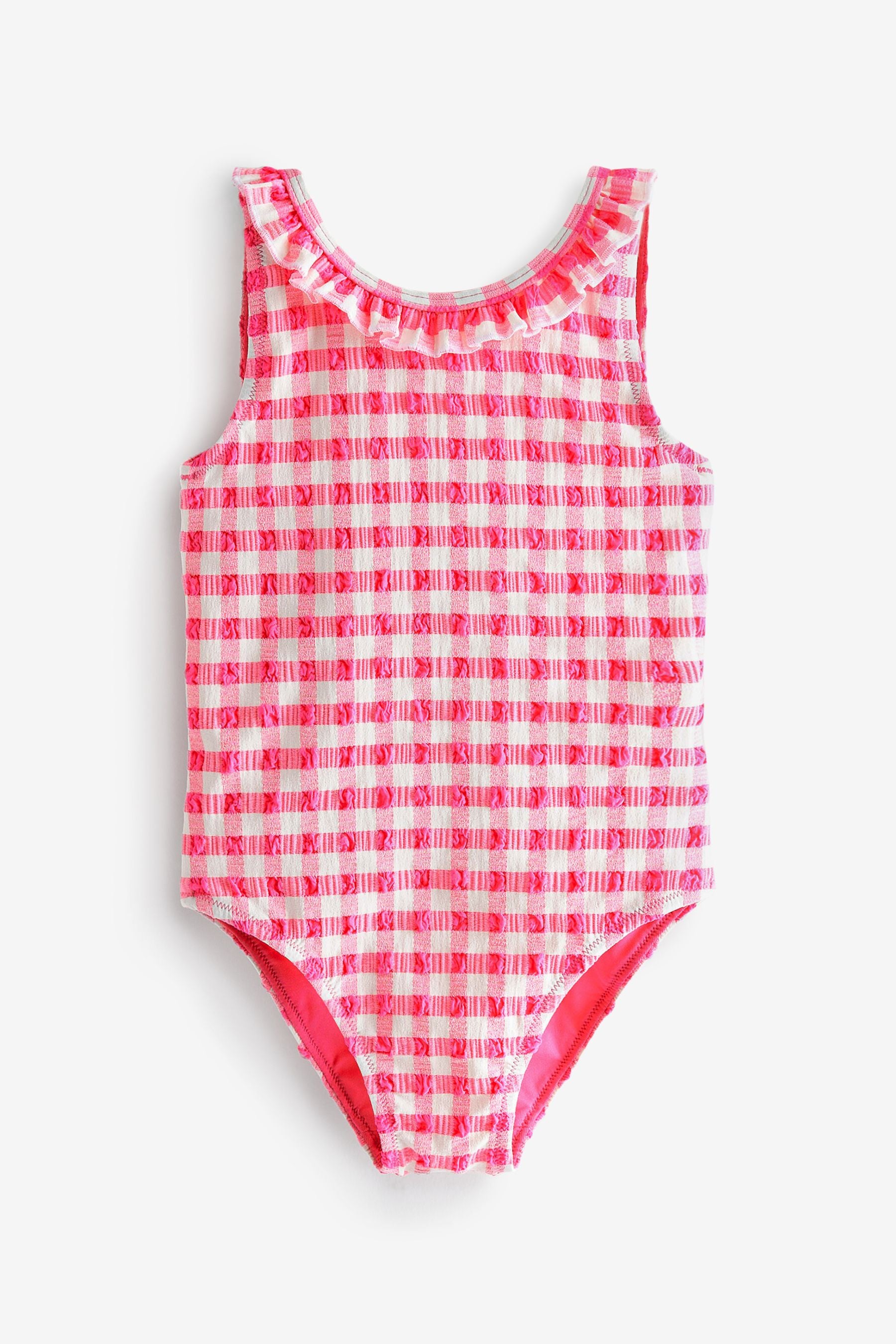 Pink/White Gingham Swimsuit (3mths-10yrs)