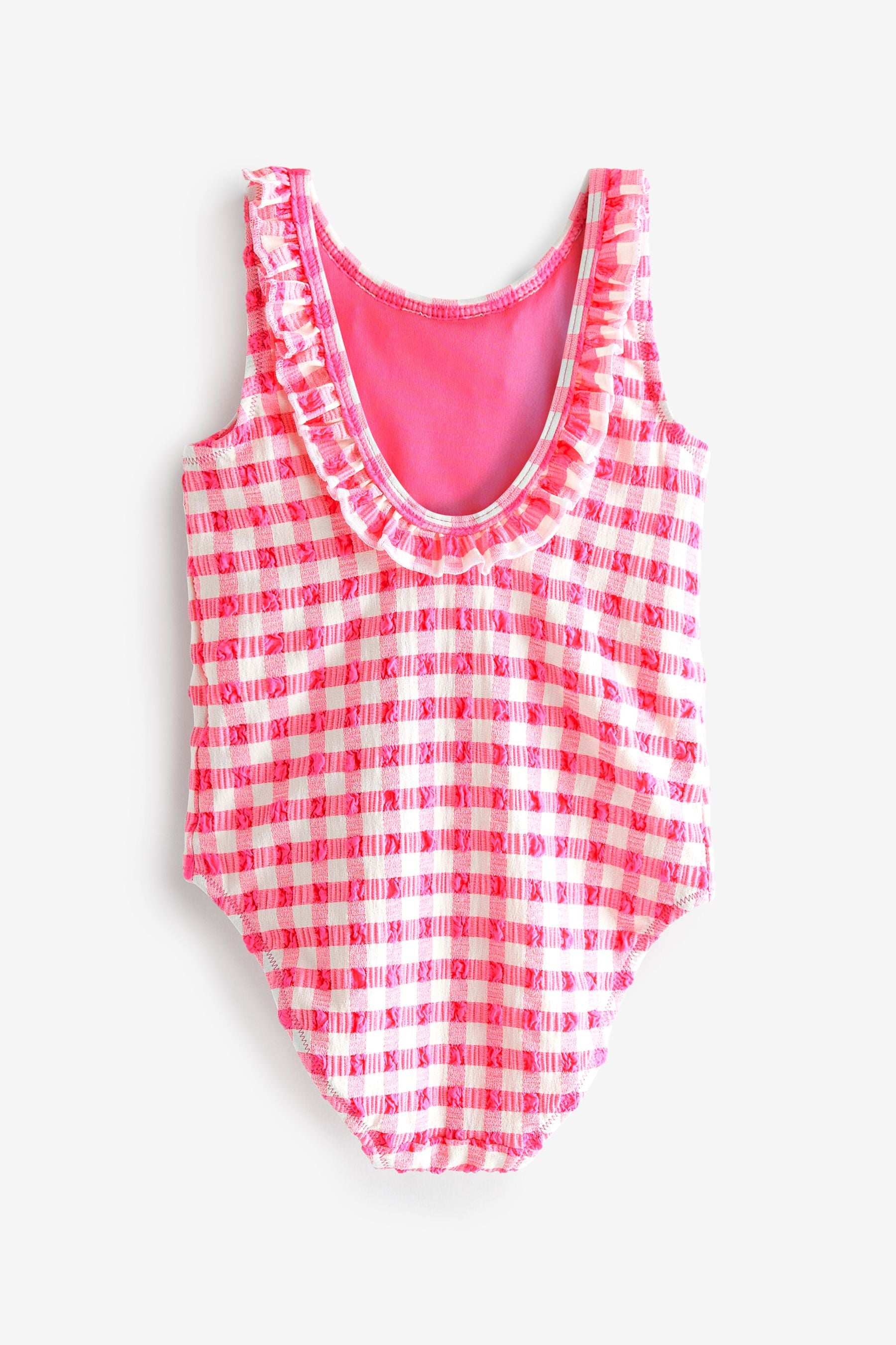 Pink/White Gingham Swimsuit (3mths-10yrs)