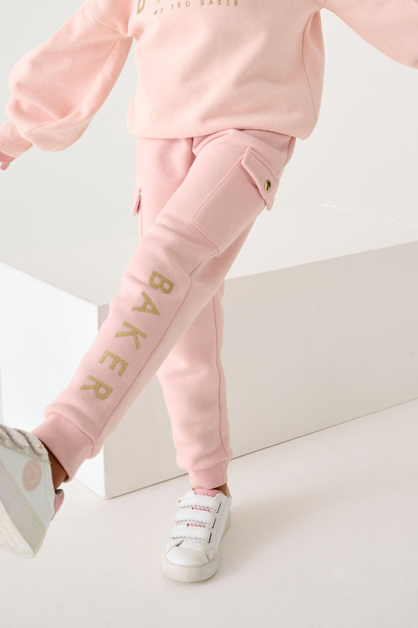 Pink Baker by Ted Baker Pink Cargo Joggers