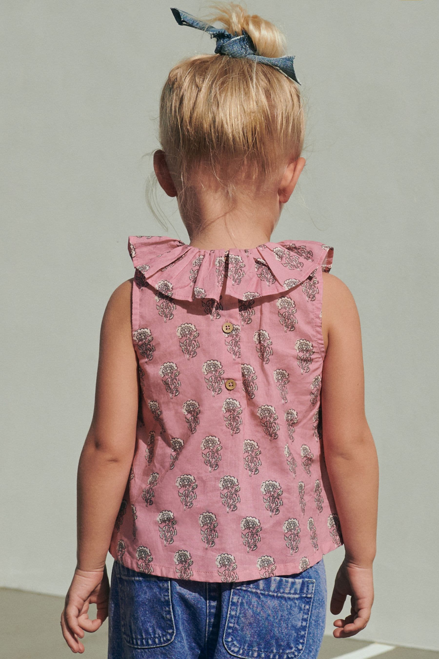 Pink Frill Collar Blouse (3mths-7yrs)