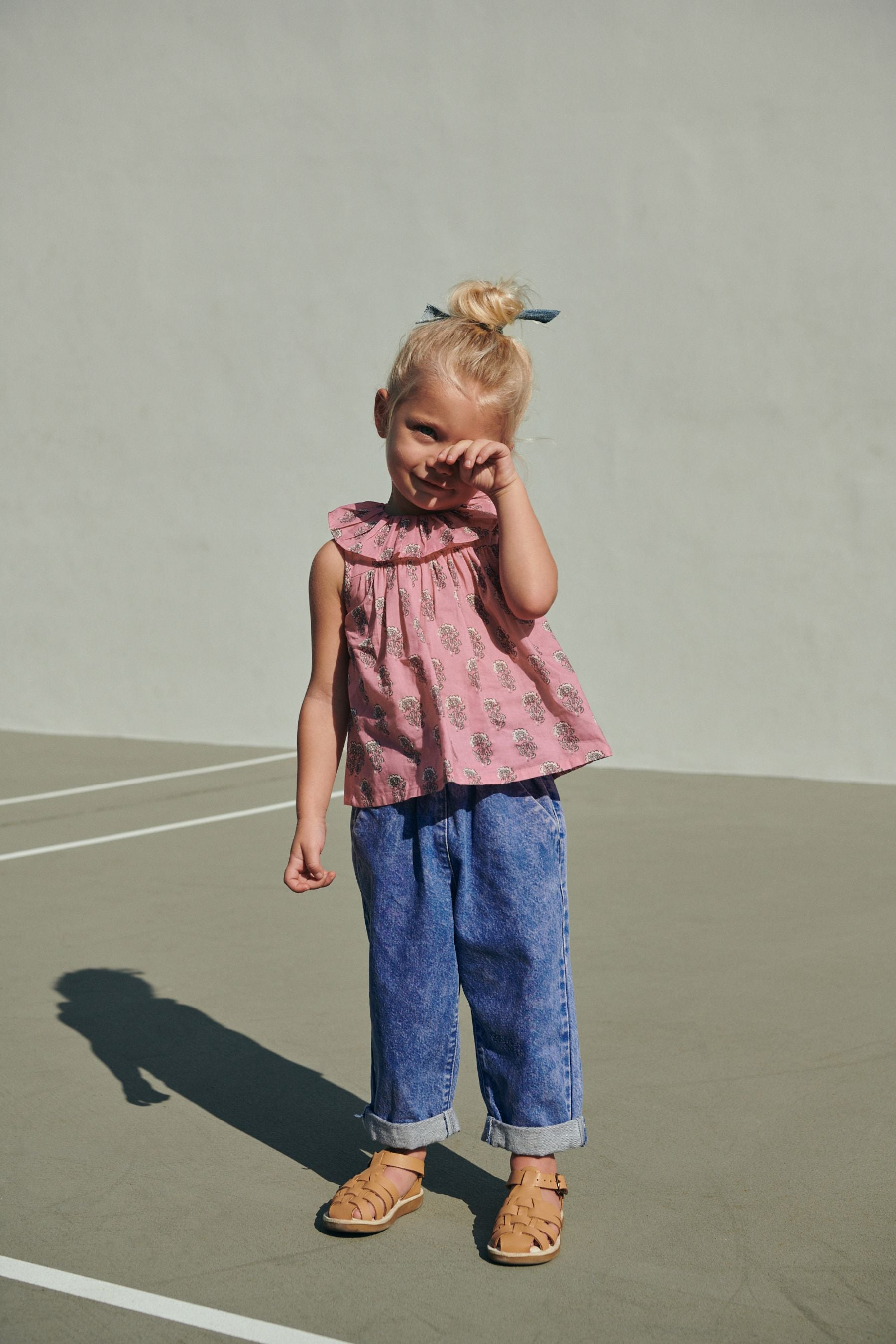 Pink Frill Collar Blouse (3mths-7yrs)