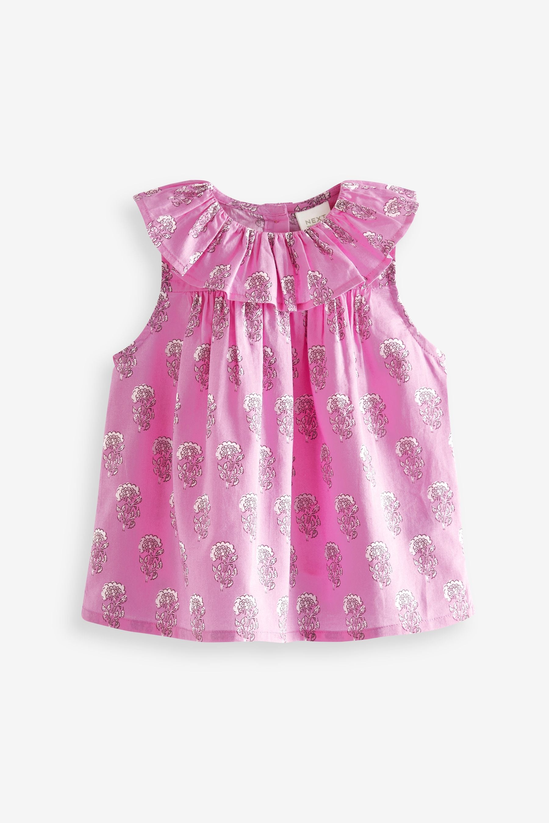 Pink Frill Collar Blouse (3mths-7yrs)