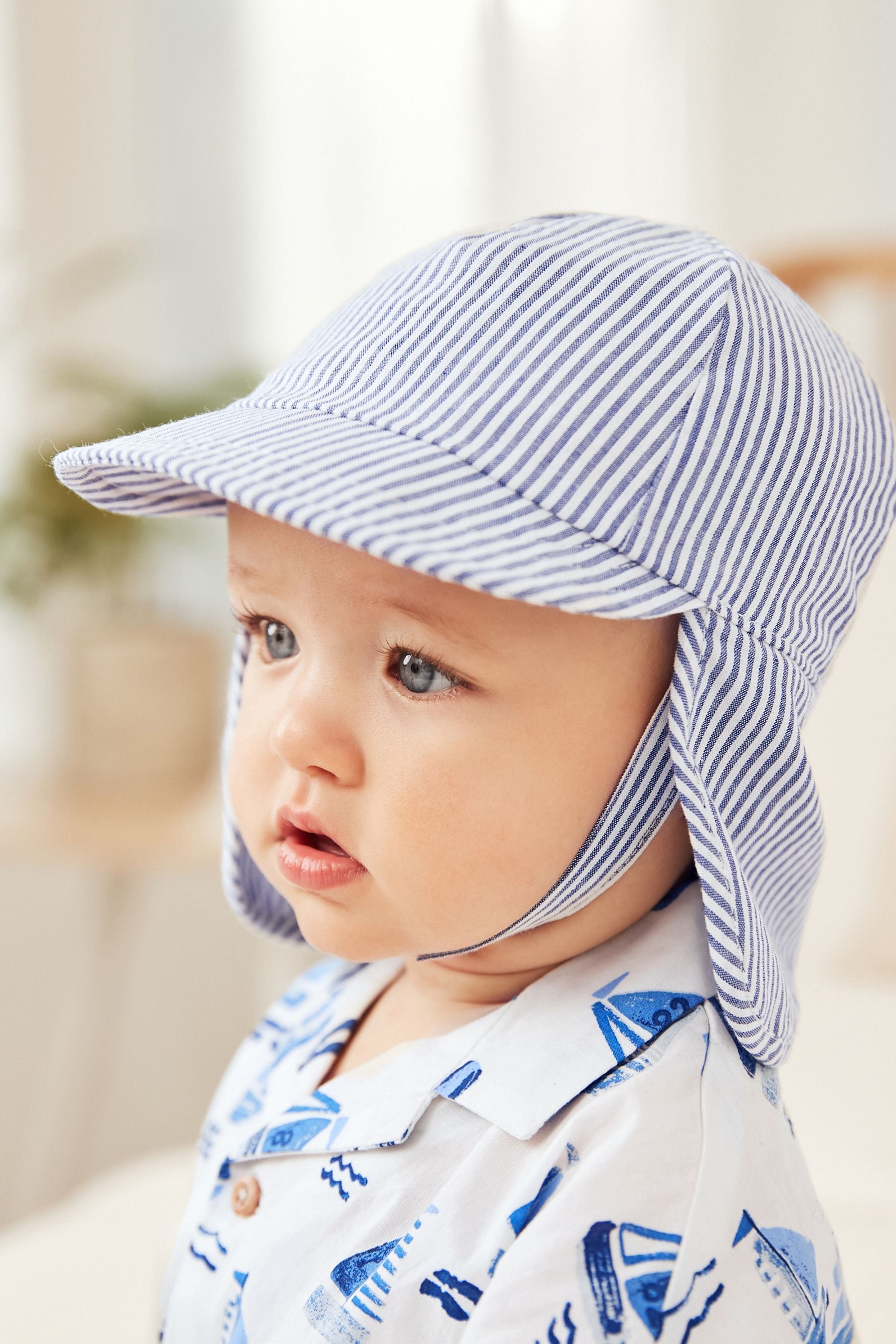 Blue Legionnaire Baby Hat (0mths-2yrs)