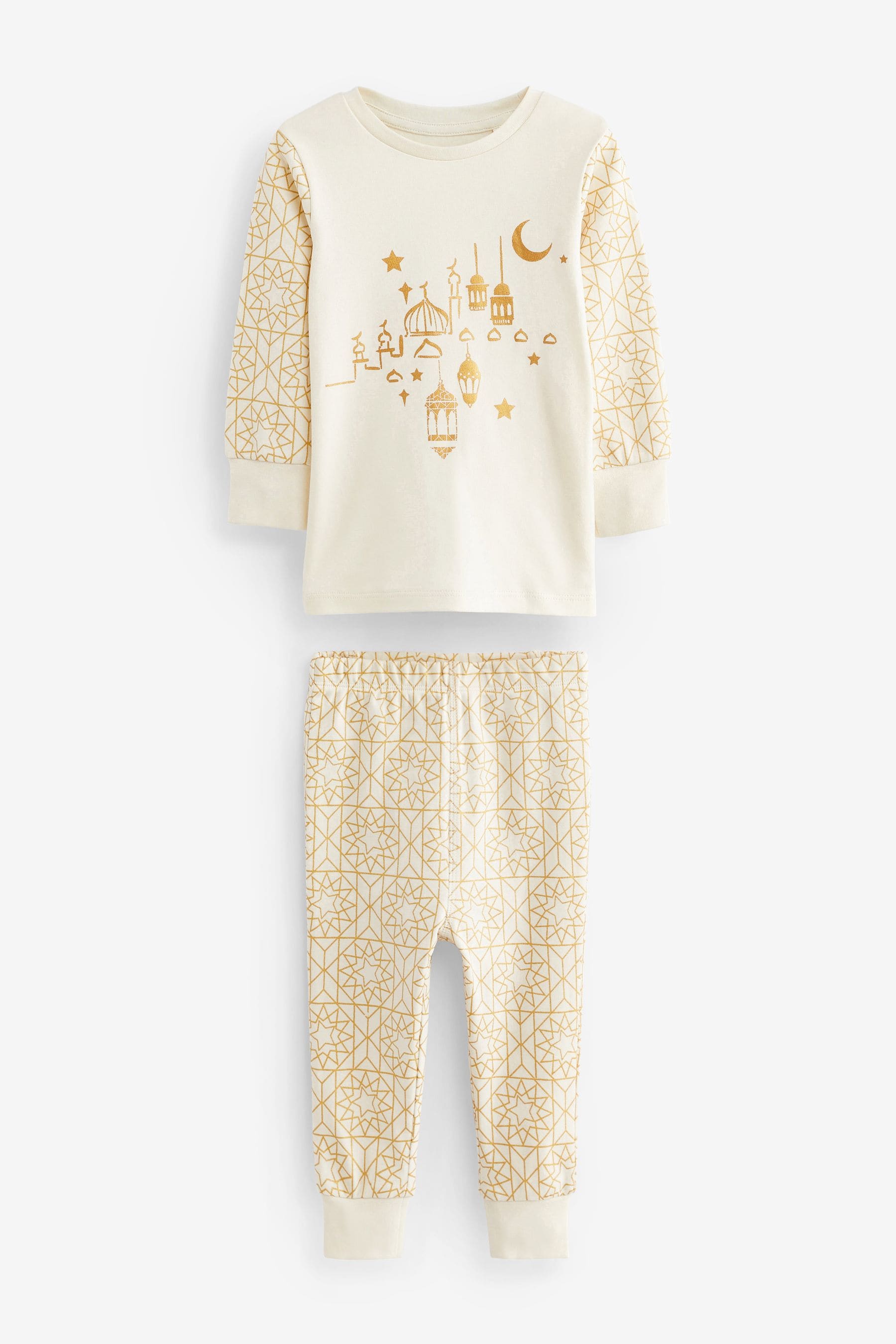 Cream Snuggle Eid Pyjama 1 Pack (9mths-16yrs)