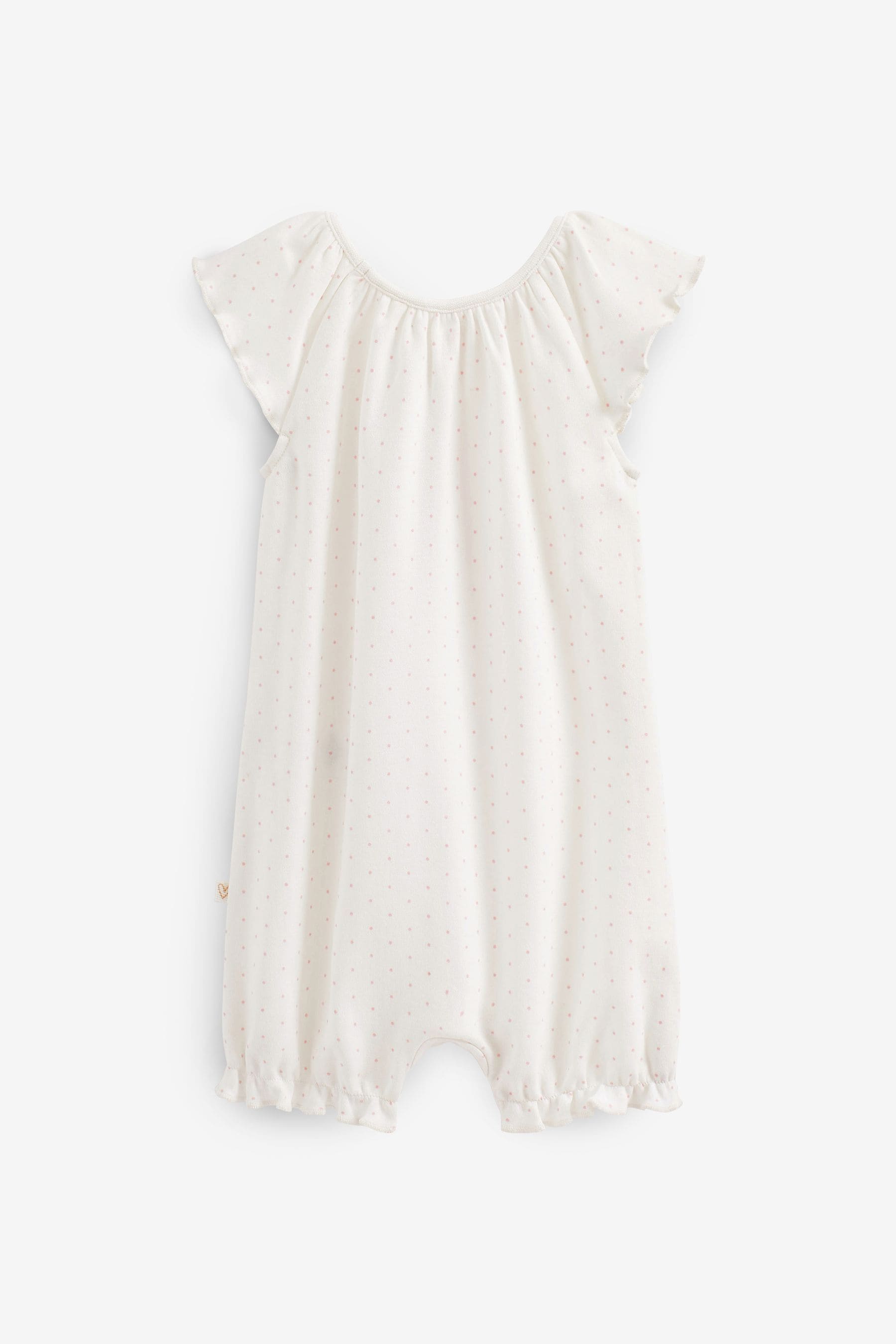 Ecru Princess Jersey Baby Playsuit