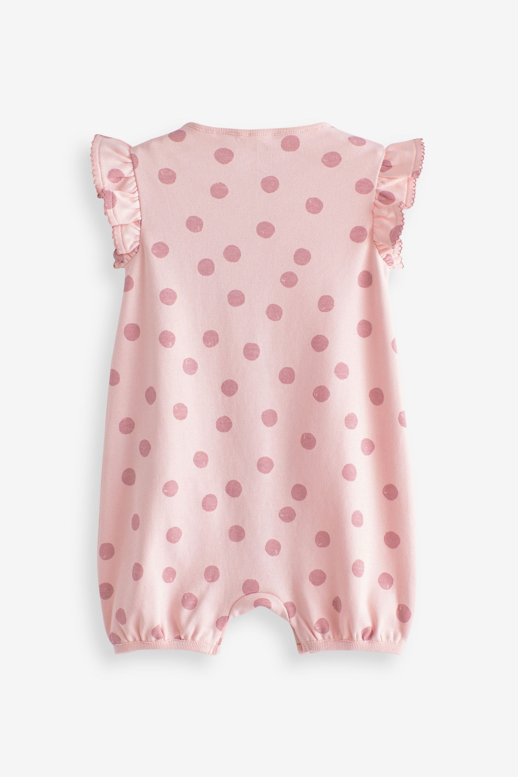 Pink Bunny Baby Rompers 3 Pack