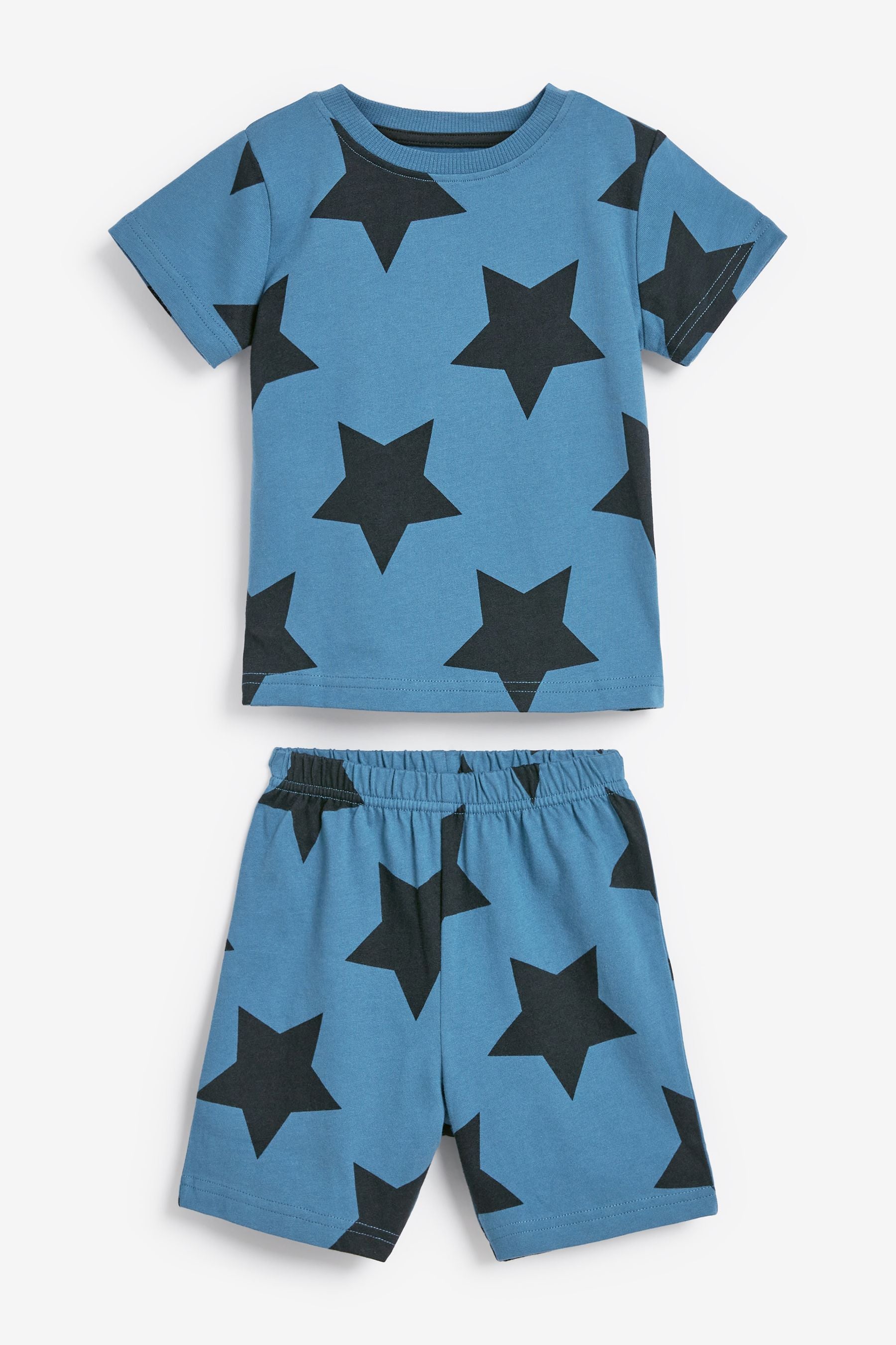 Khaki Green Star 3 Pack Short Pyjamas (9mths-12yrs)