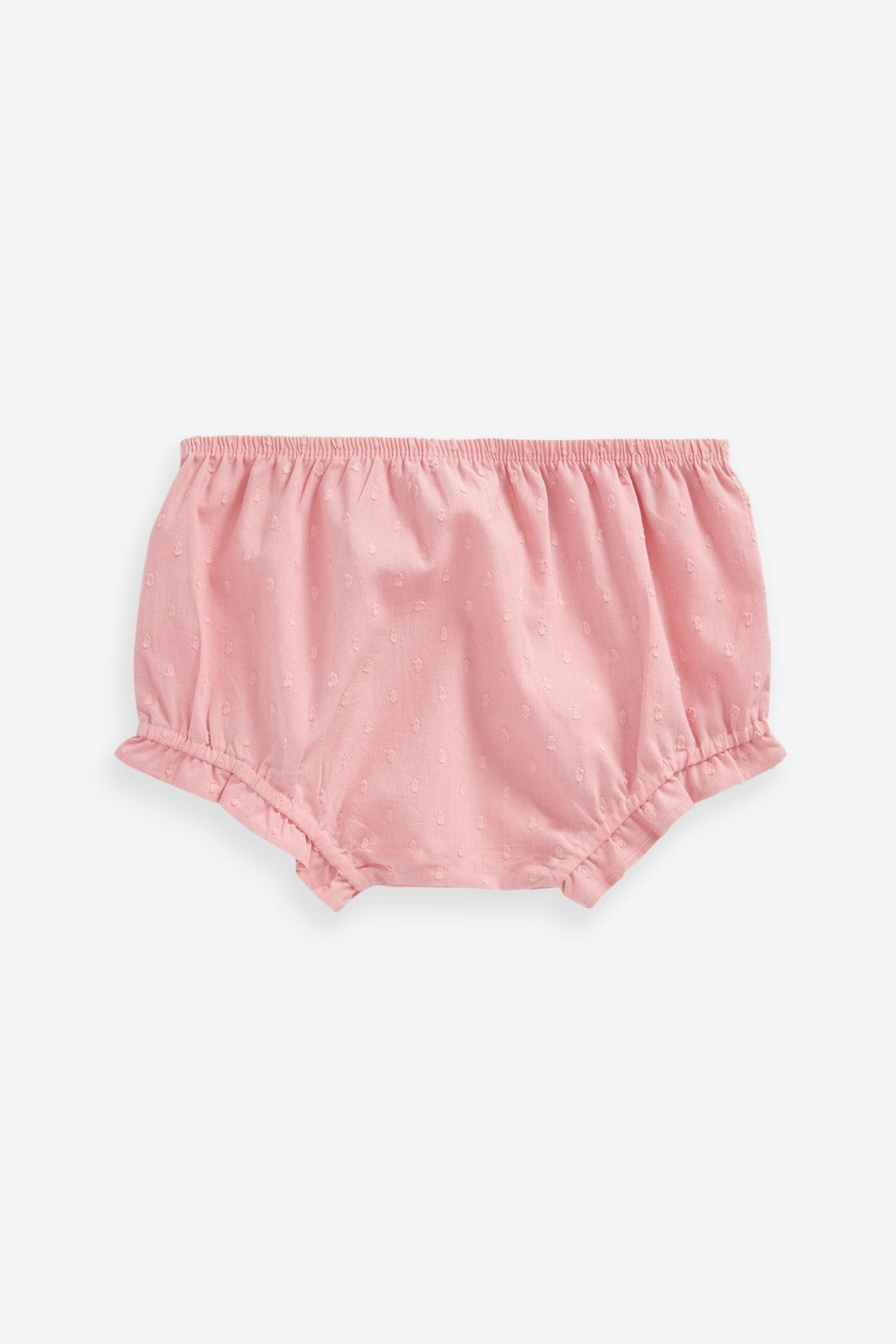 Pink Frill Baby Bloomers 2 Pack (0mths-2yrs)