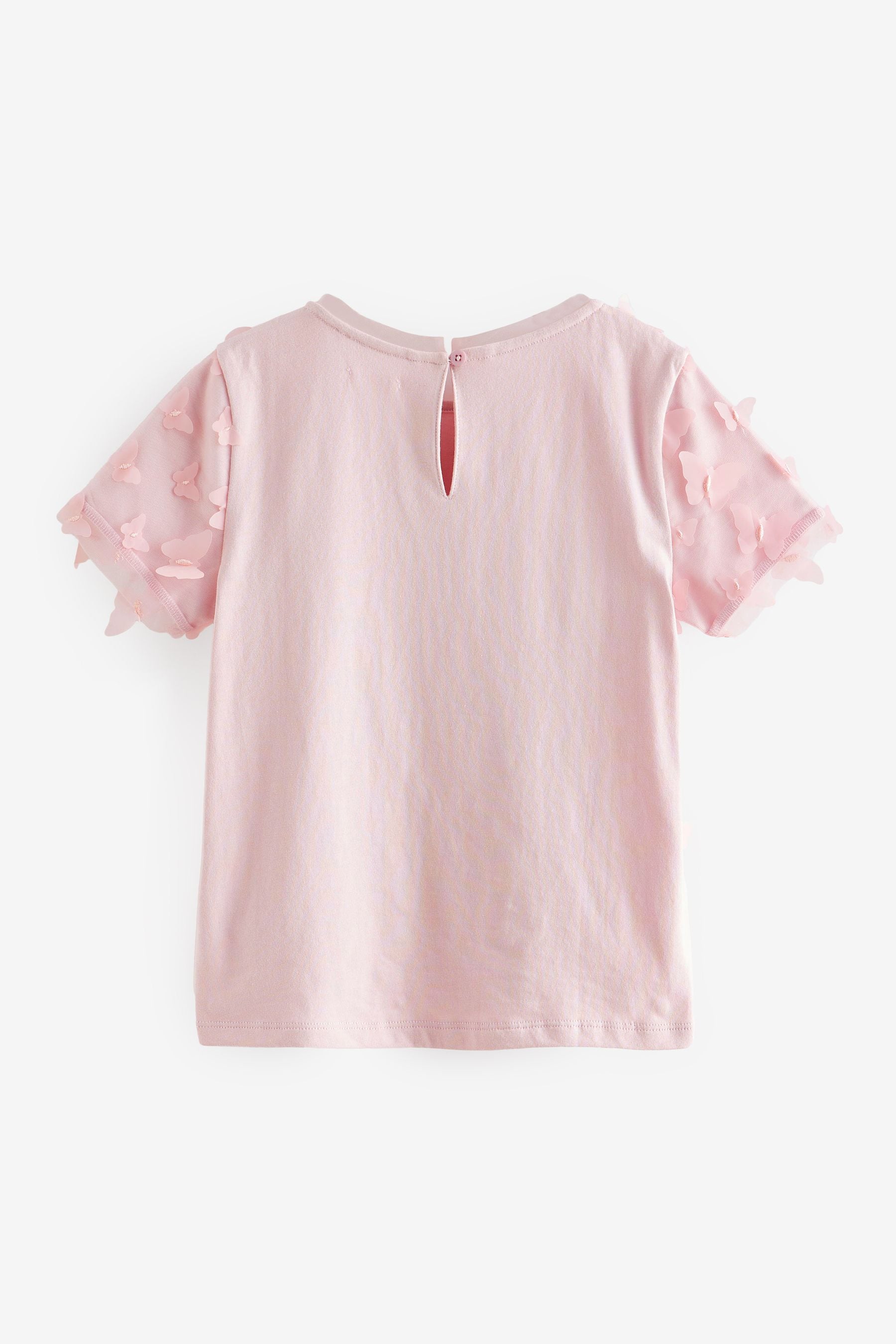 Pink 3D Mesh T-Shirt (3-16yrs)