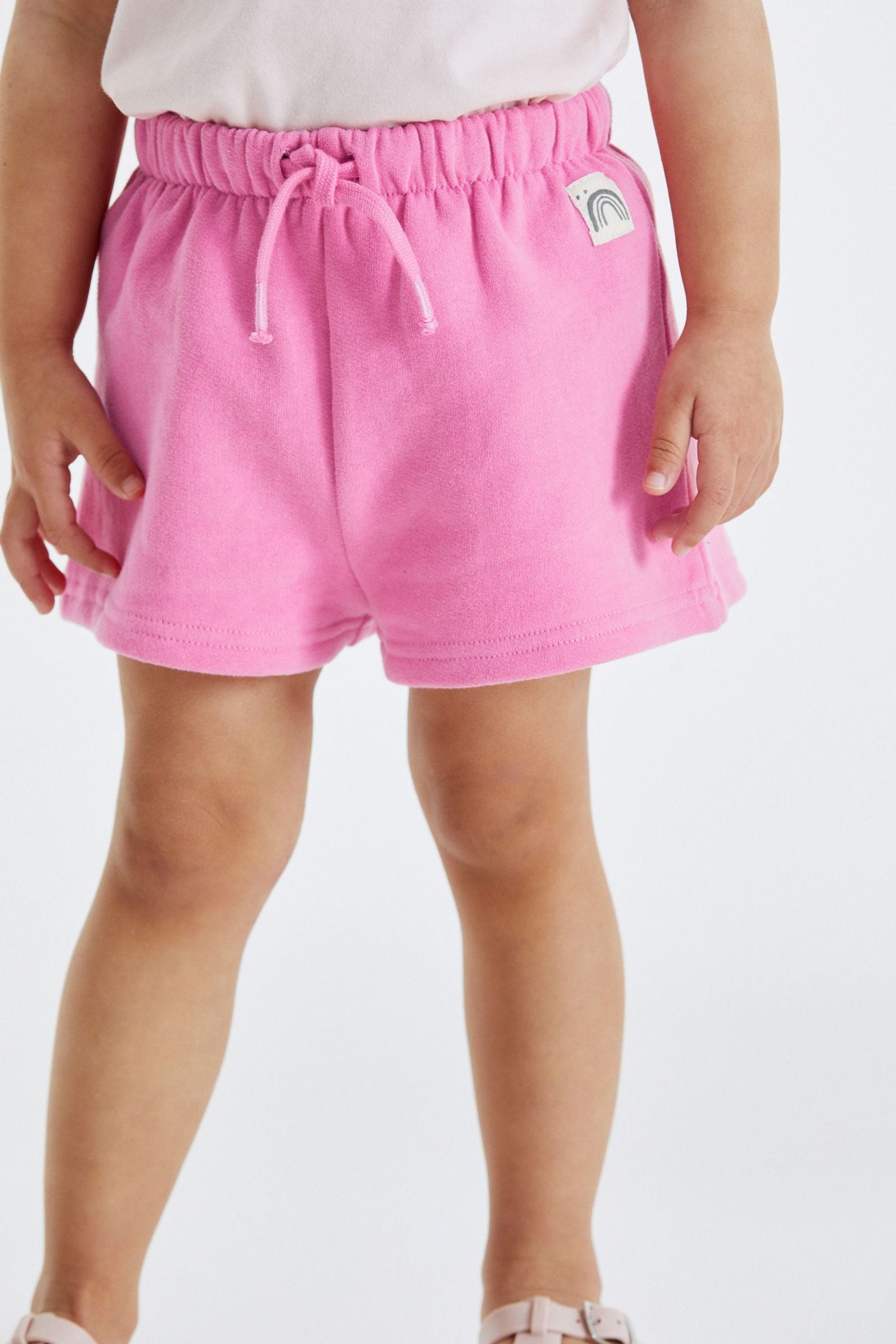 Bright Pink Sweat Shorts (3mths-7yrs)