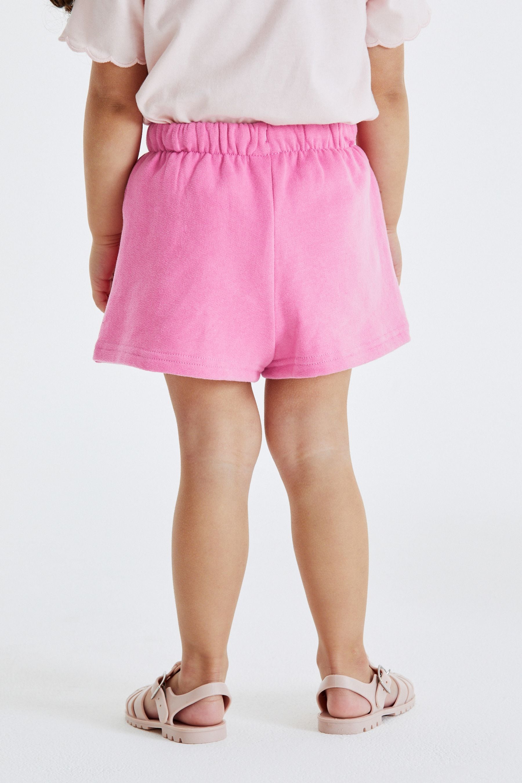 Bright Pink Sweat Shorts (3mths-7yrs)