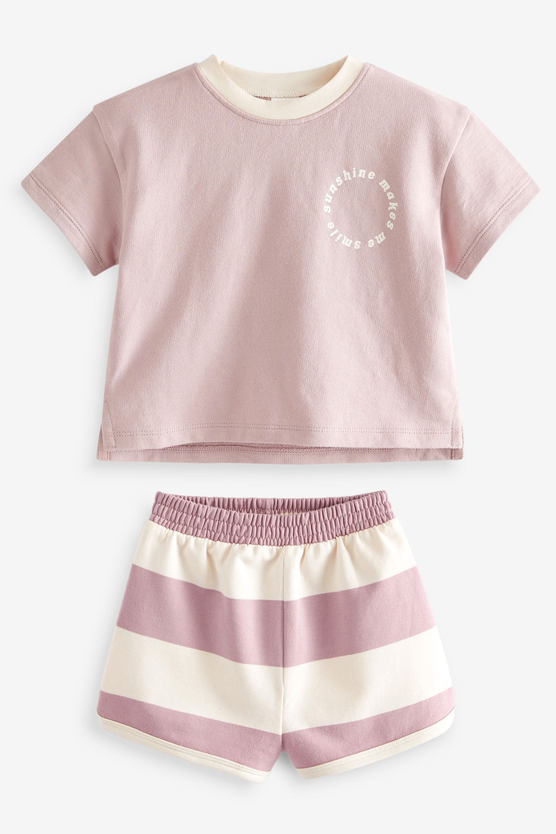 Lilac T-Shirt and Short Set (3mths-7yrs)