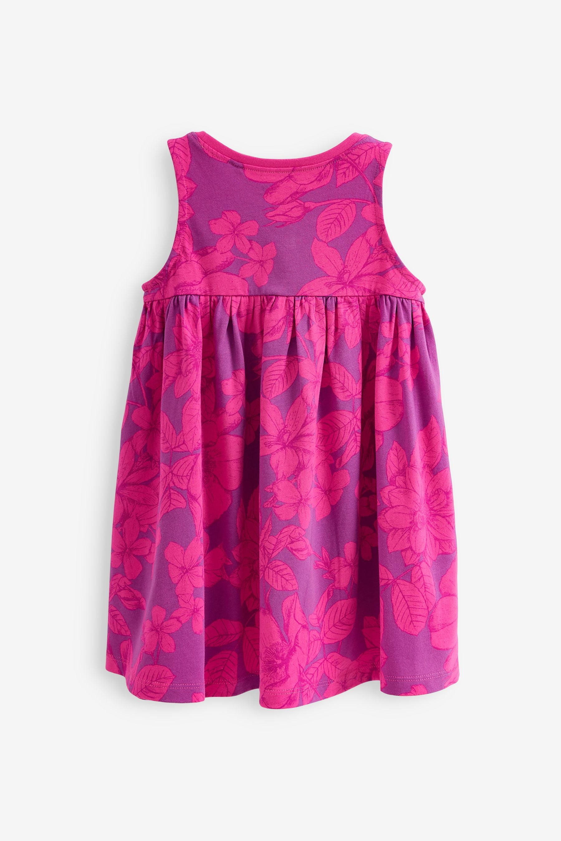 Pink Sleeveless Jersey Dress (3mths-7yrs)