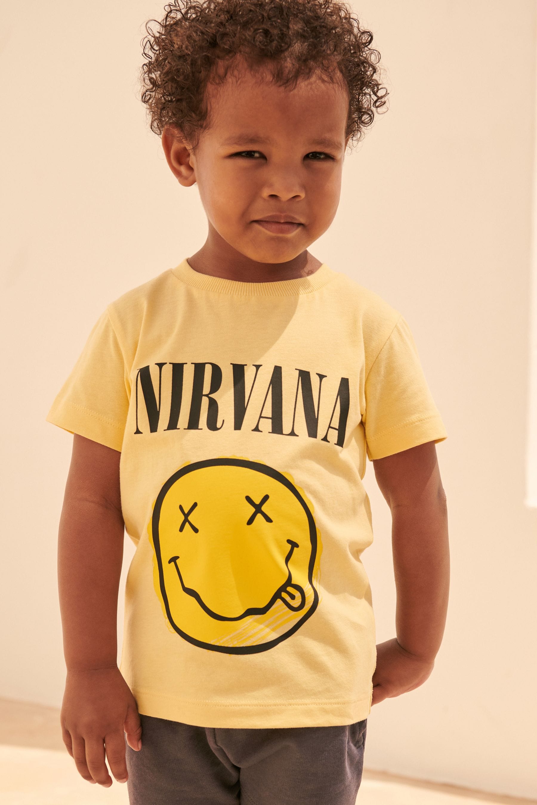 Yellow Nirvana Short Sleeve License T-Shirt (6mths-8yrs)