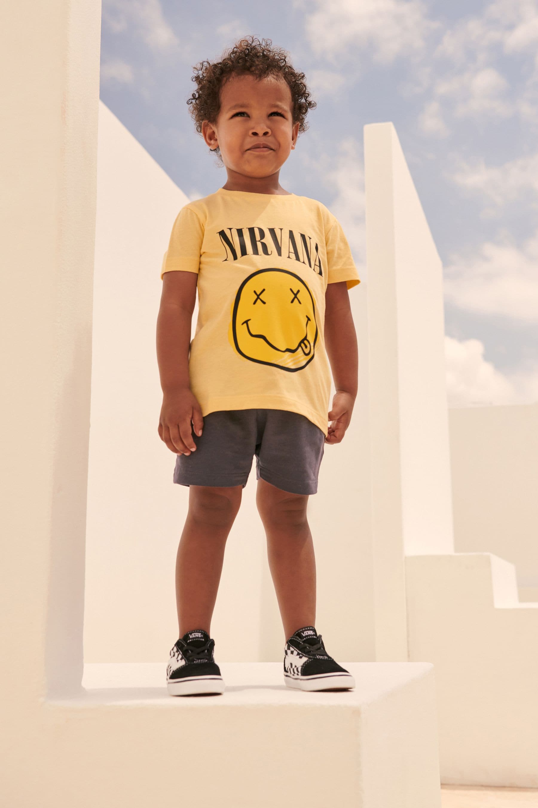 Yellow Nirvana Short Sleeve License T-Shirt (6mths-8yrs)