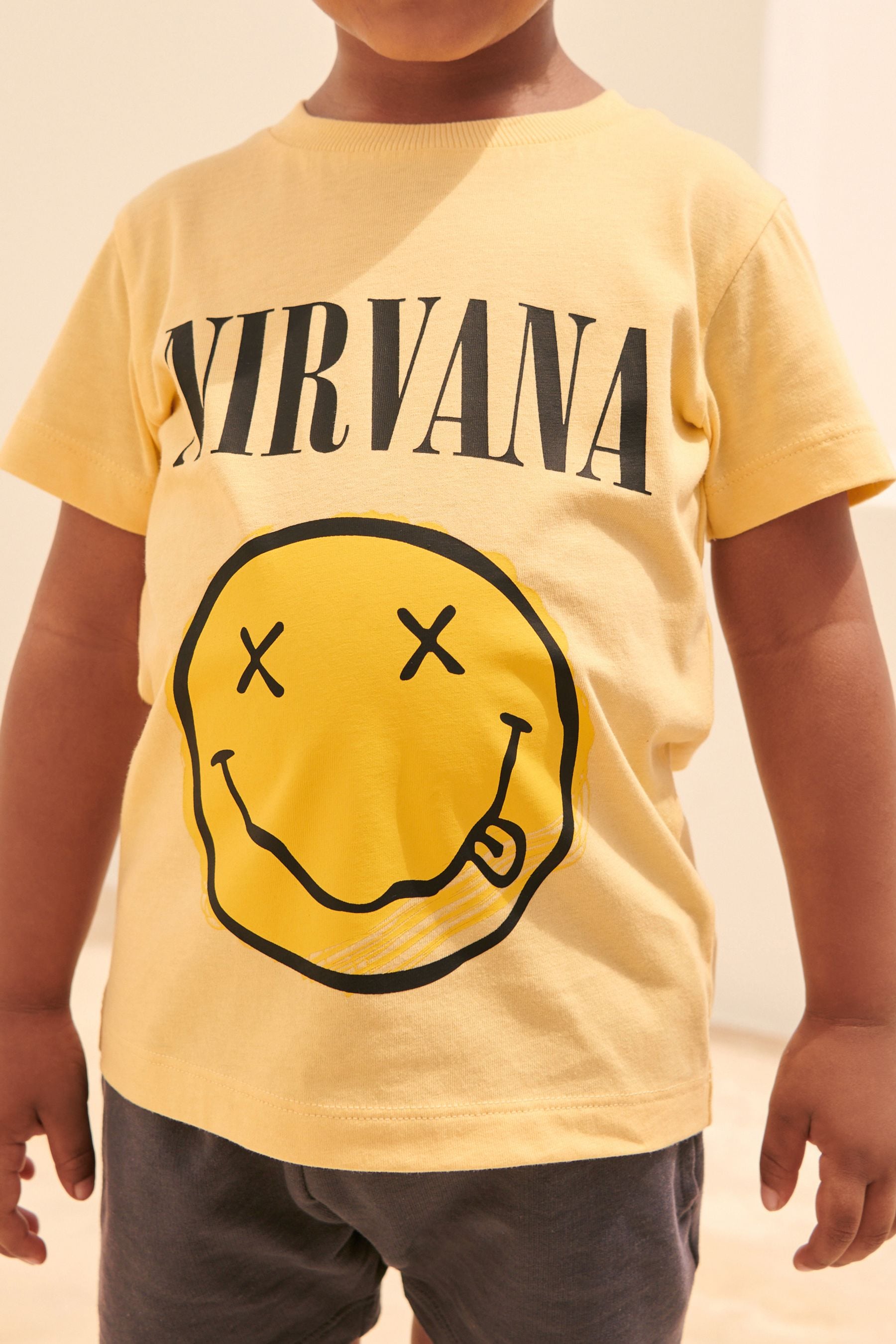 Yellow Nirvana Short Sleeve License T-Shirt (6mths-8yrs)